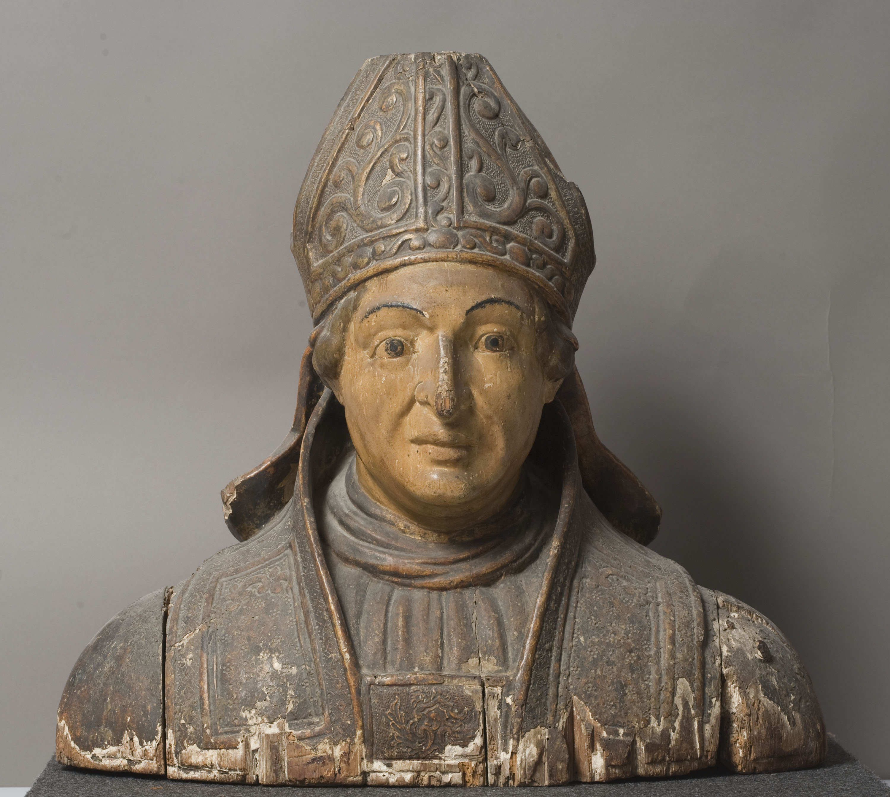 image for: Anònim. Catalunya - Bust reliquiari de Sant bisbe - Segle XVII