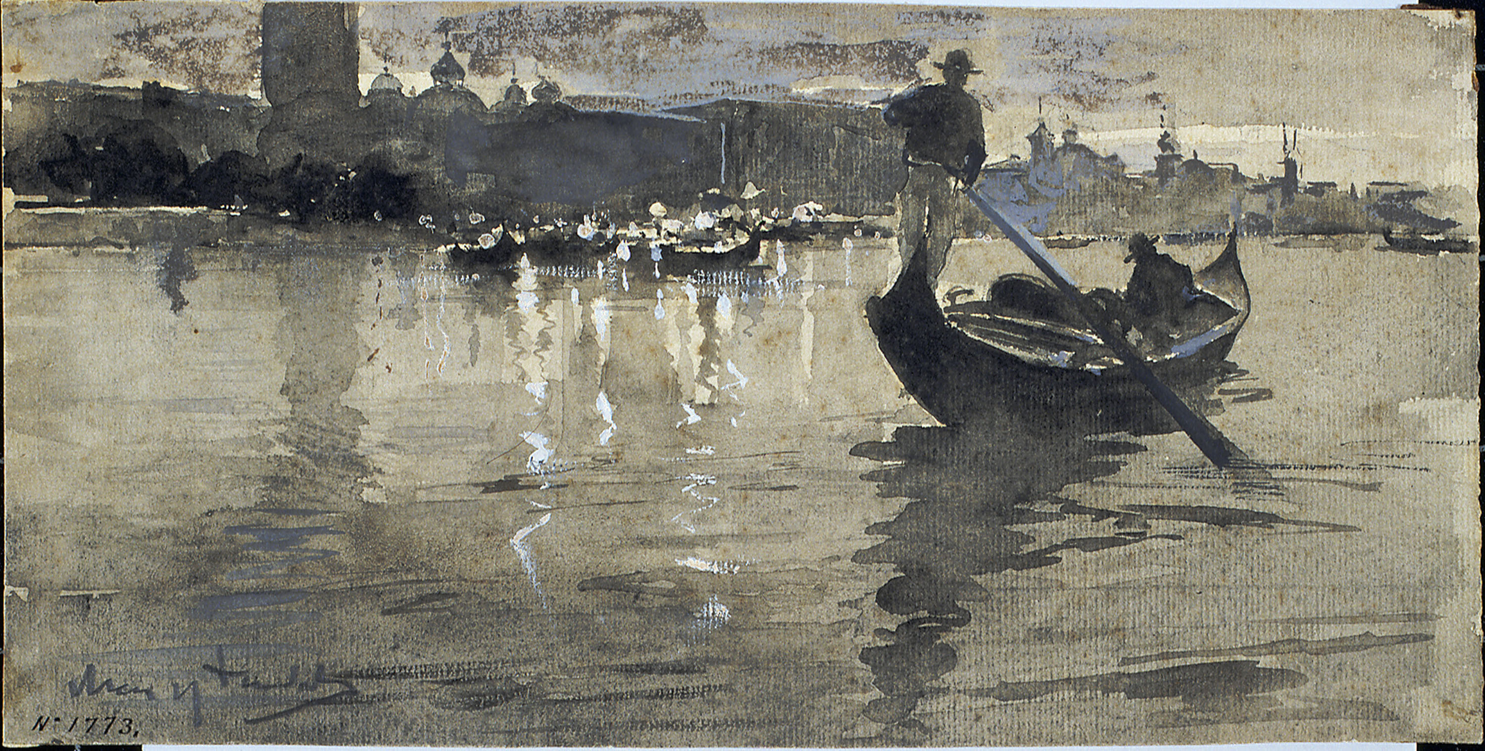 image for: Arcadi Mas i Fondevila - Vista de Venècia - Cap a 1876-1886