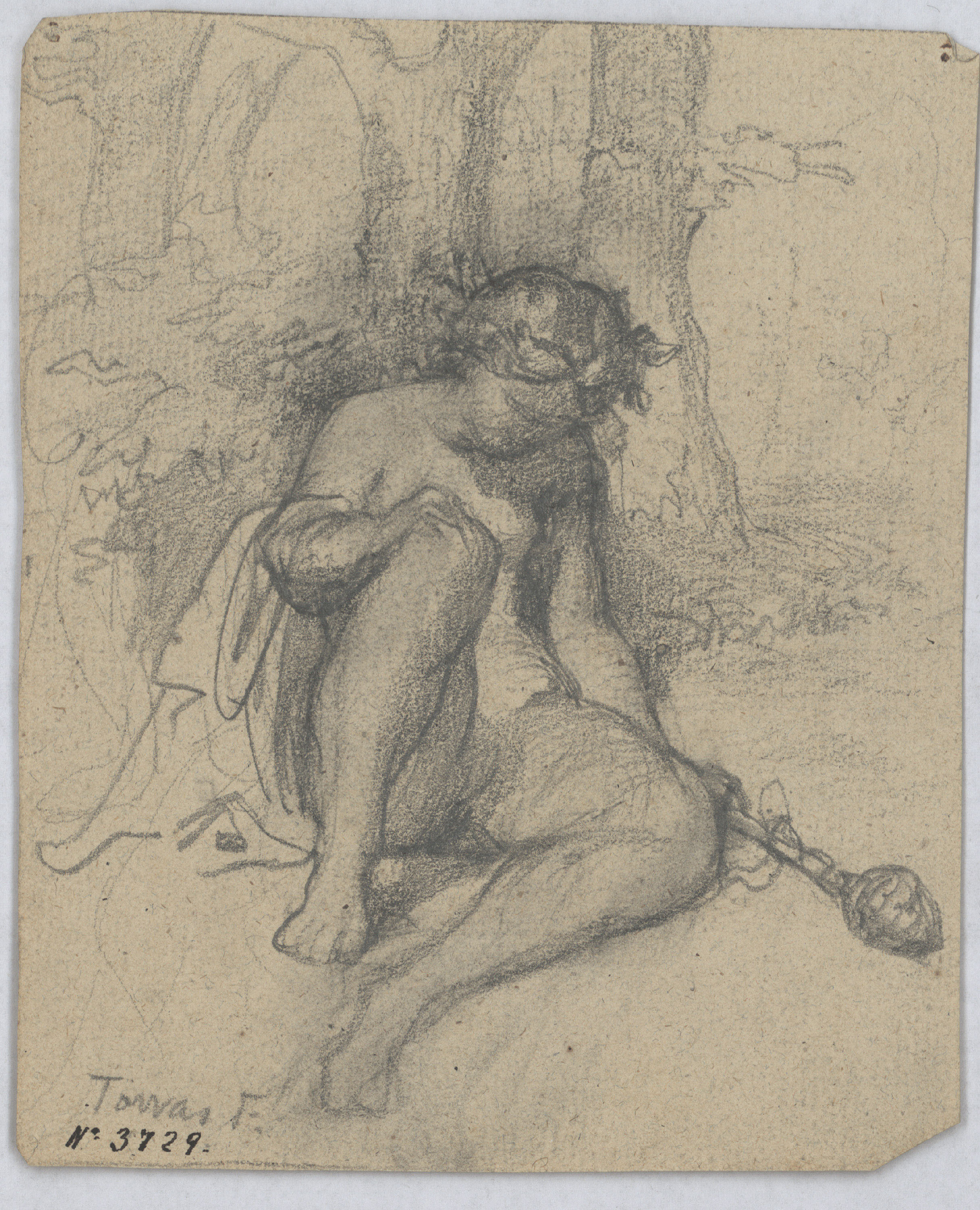 image for: Francesc Torras - La bacant èbria - Cap a 1868-1874