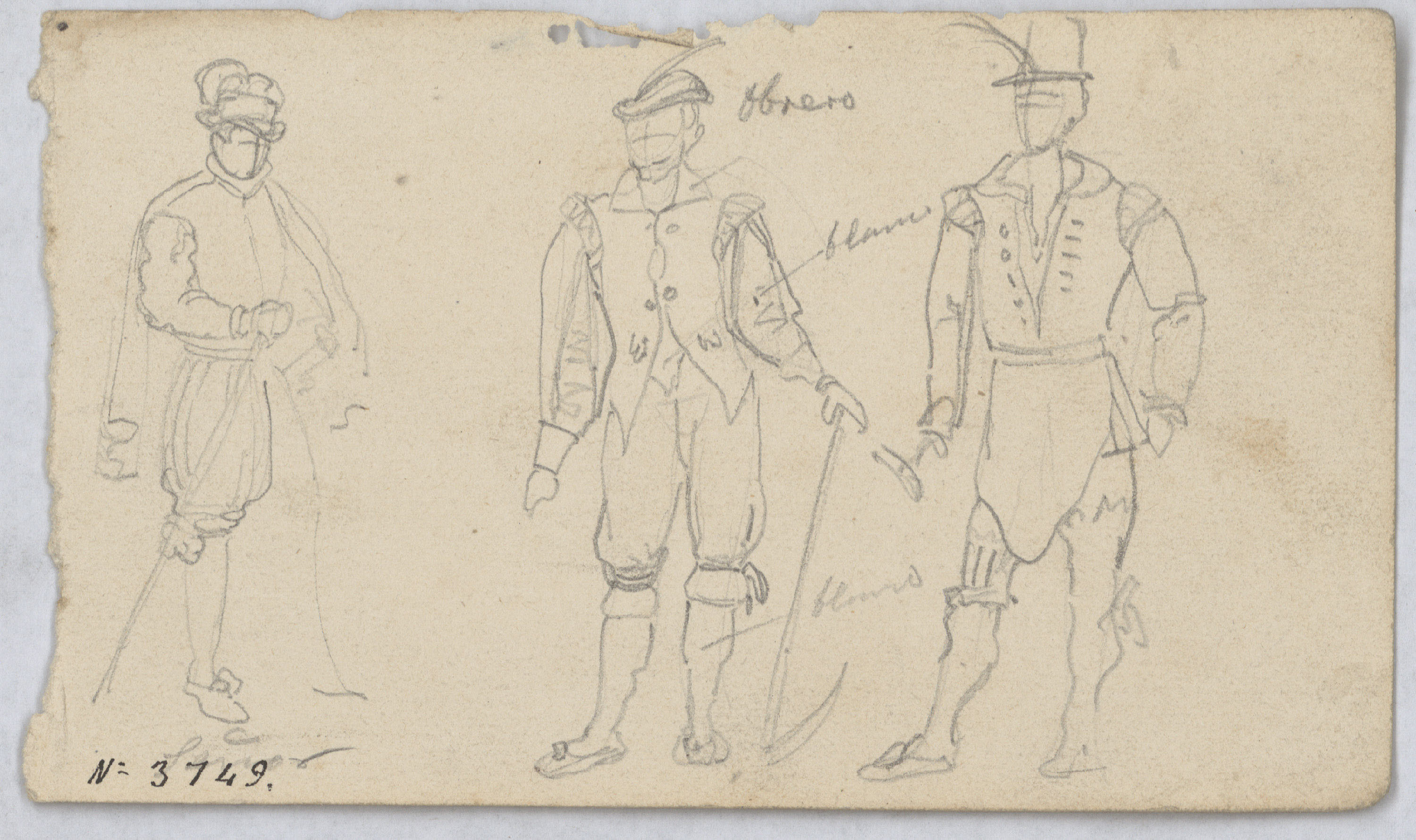 image for: Francesc Torras - Figurins amb indumentària del segle XVI - Cap a 1850-1860
