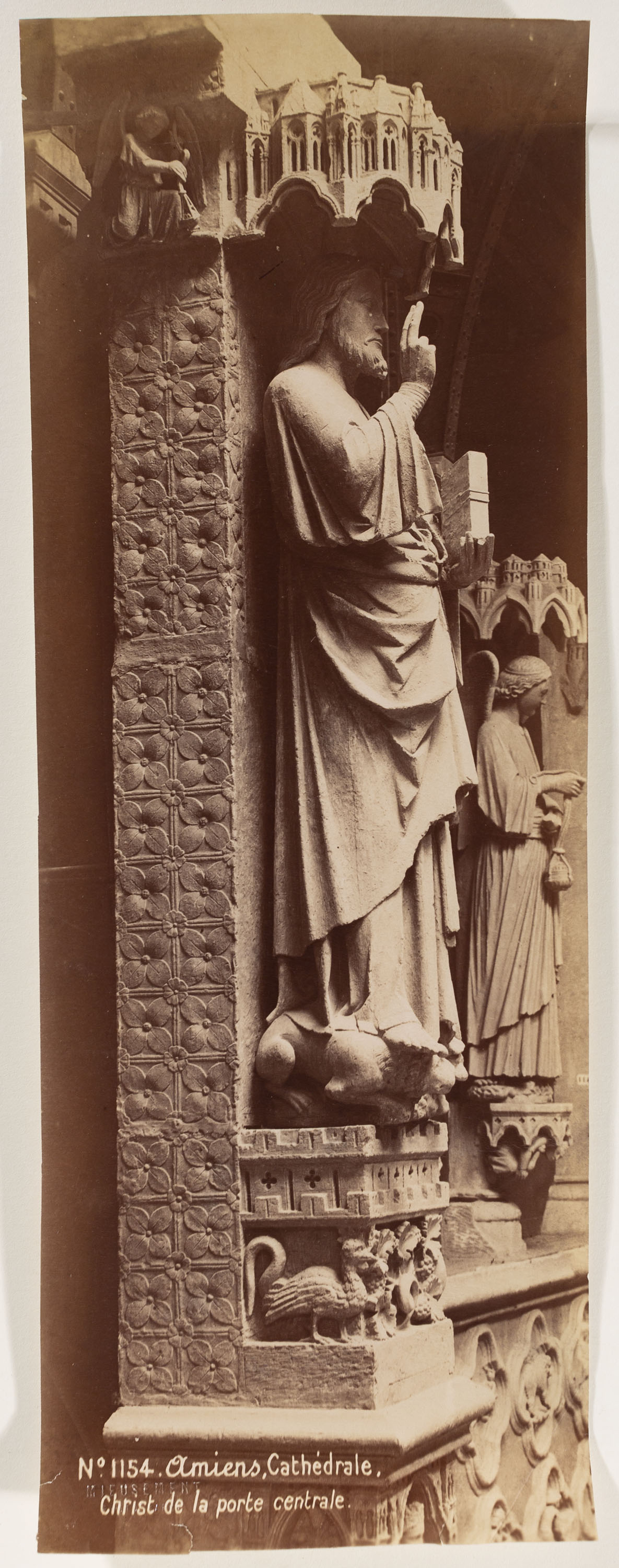 image for: Séraphin-Médéric Mieusement - Cathédrale d&#039;Amiens: Christ de la porte centrale - Cap a 1886-1891