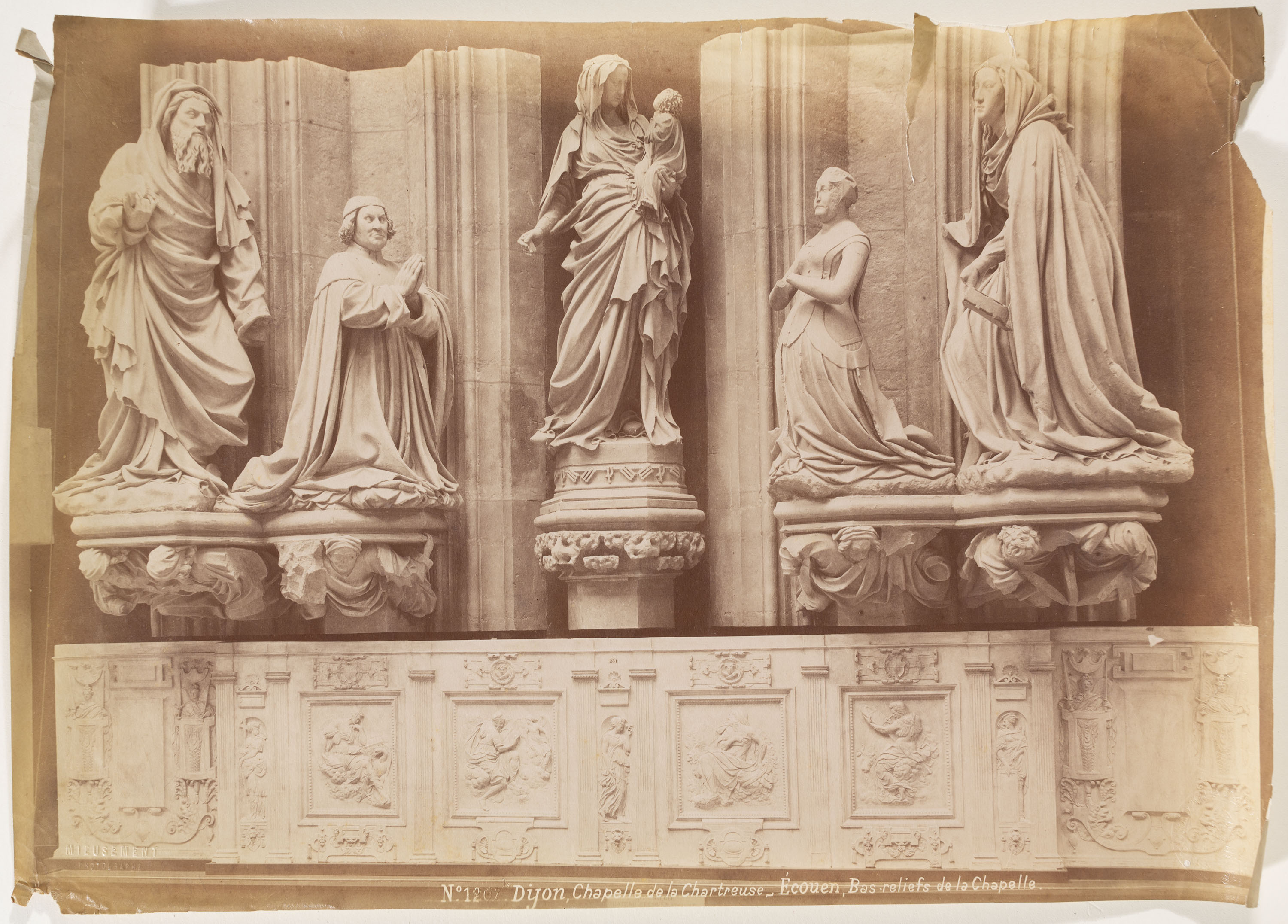 image for: Séraphin-Médéric Mieusement - Dijon. Chapelle de la Chartreuse. Écouen. Bas reliefs de la Chapelle - Cap a 1886-1891