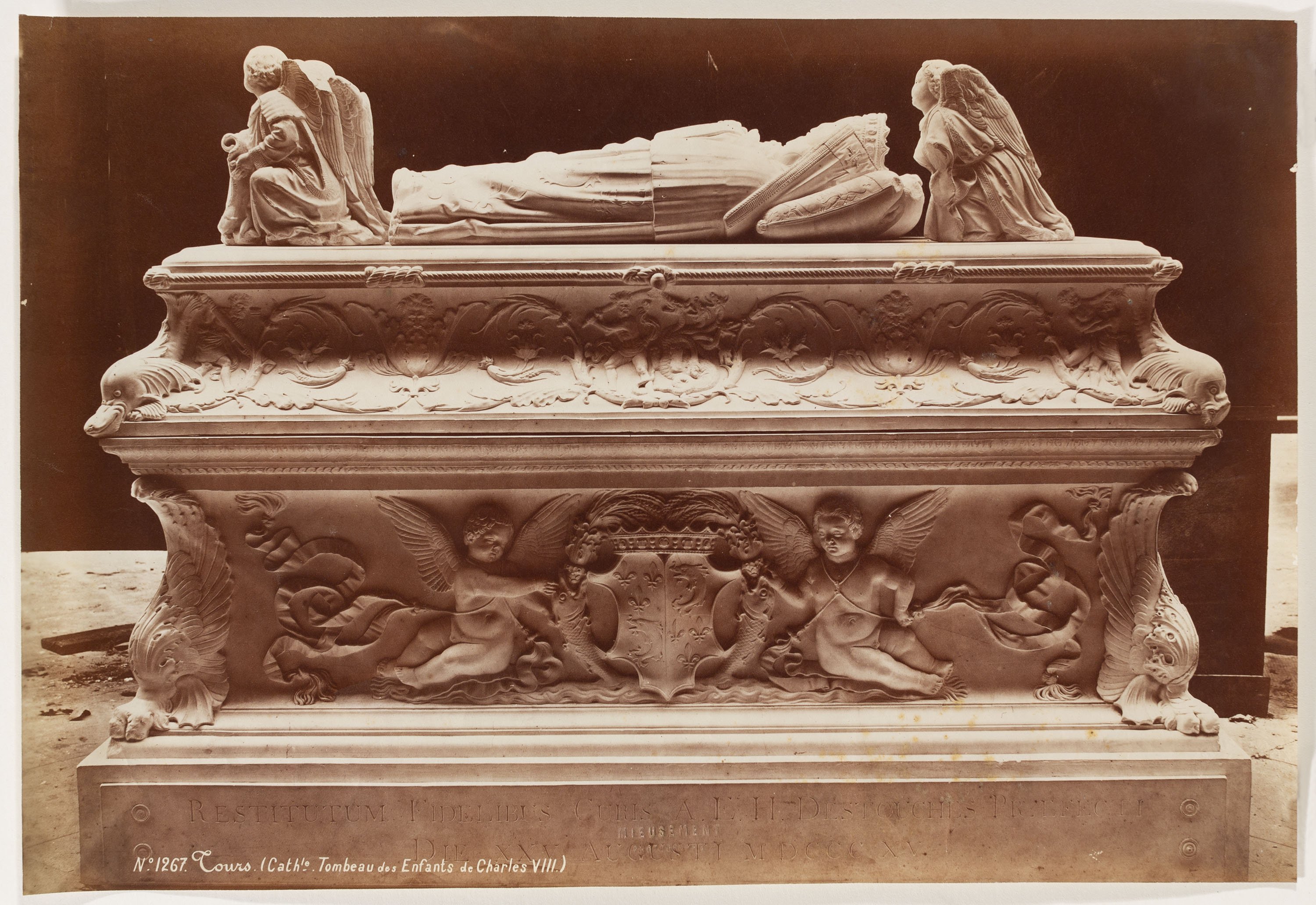 image for: Séraphin-Médéric Mieusement - Tours, Cathédrale. Tombeau des Enfants de Charles VIII - Cap a 1886-1891