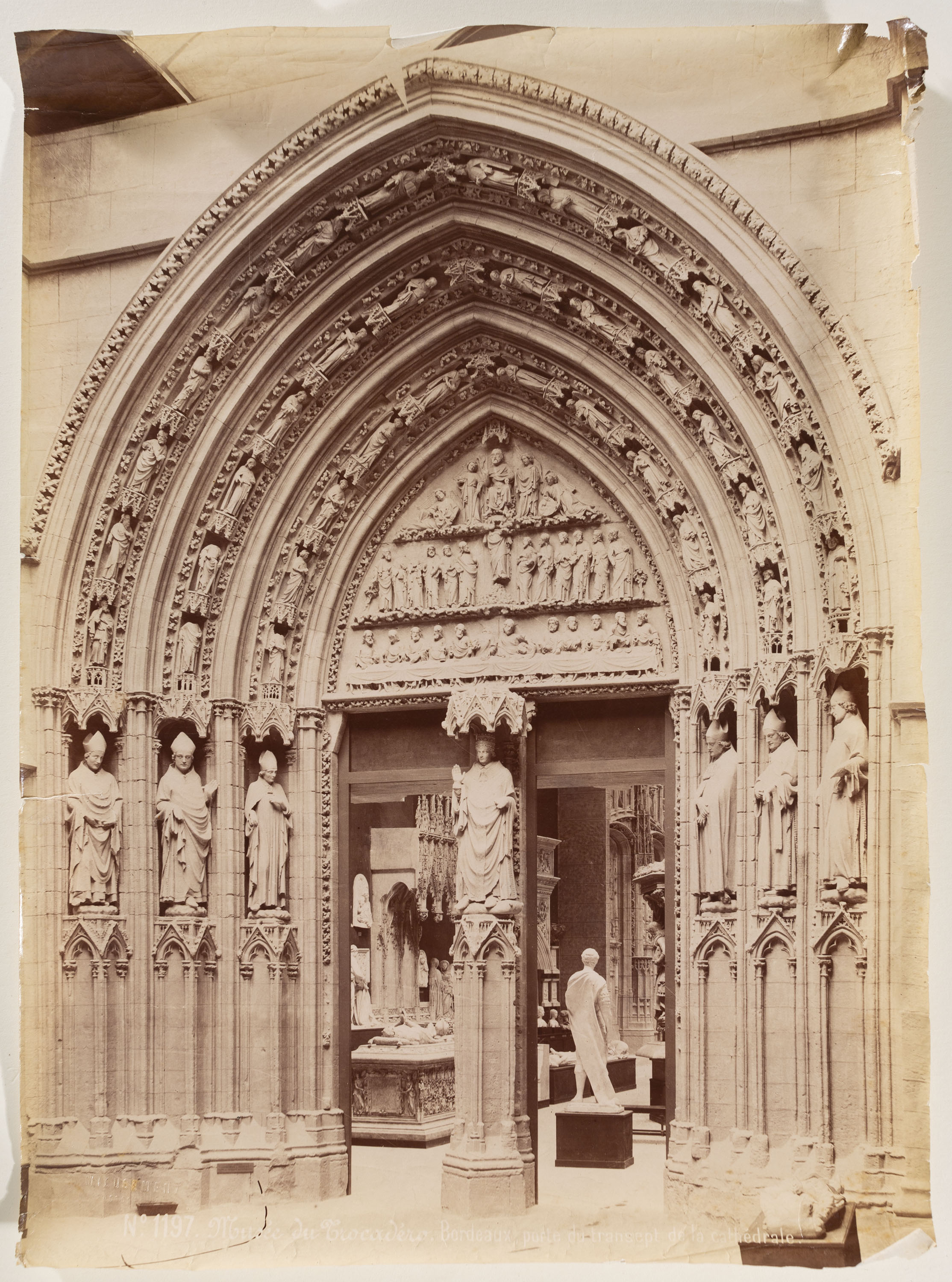image for: Séraphin-Médéric Mieusement - Bordeaux, porte du transept de la cathédrale. (Musée de Trocadero) - Cap a 1886-1891