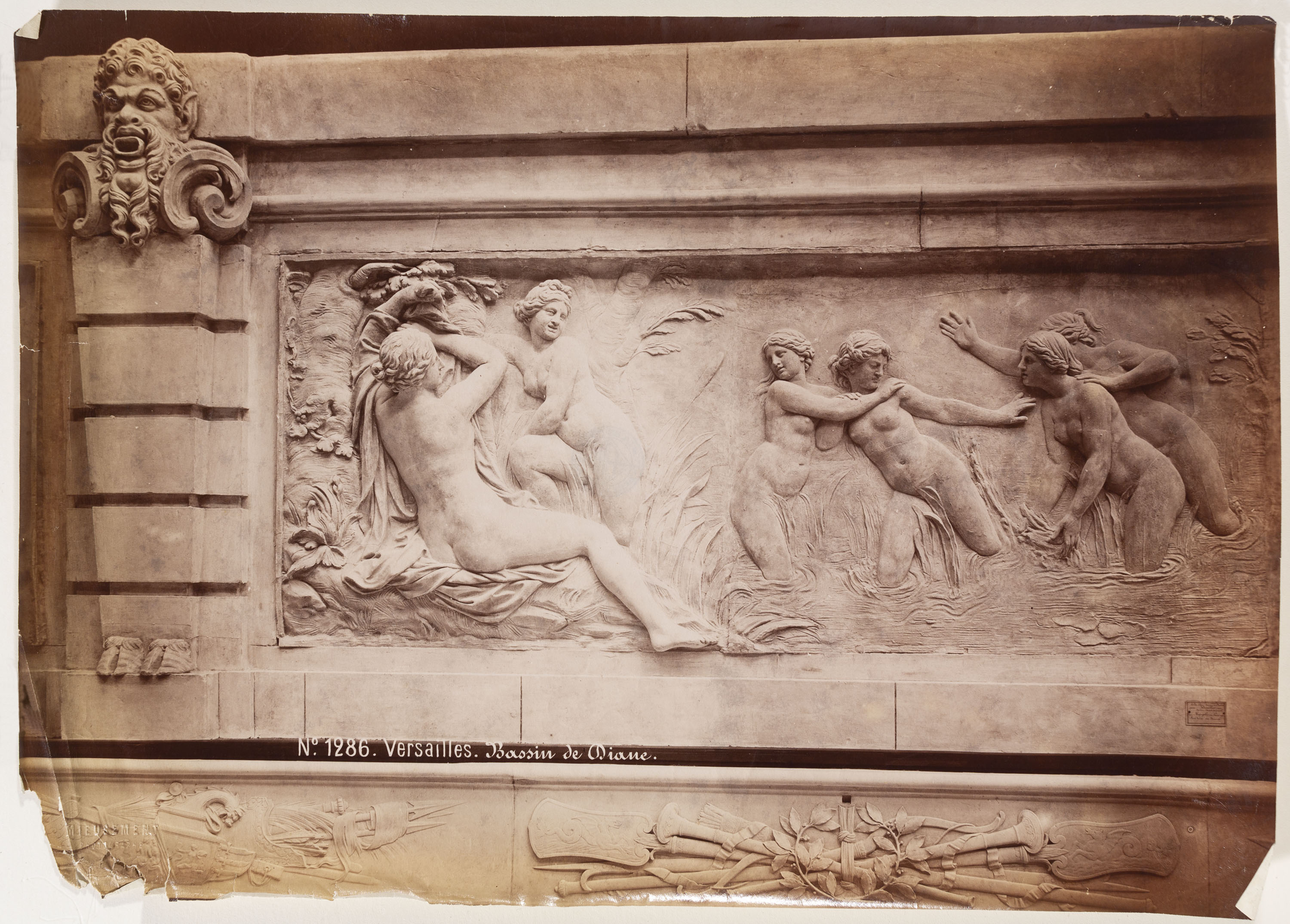 image for: Séraphin-Médéric Mieusement - Versailles. Bassin de Diane - Cap a 1886-1891