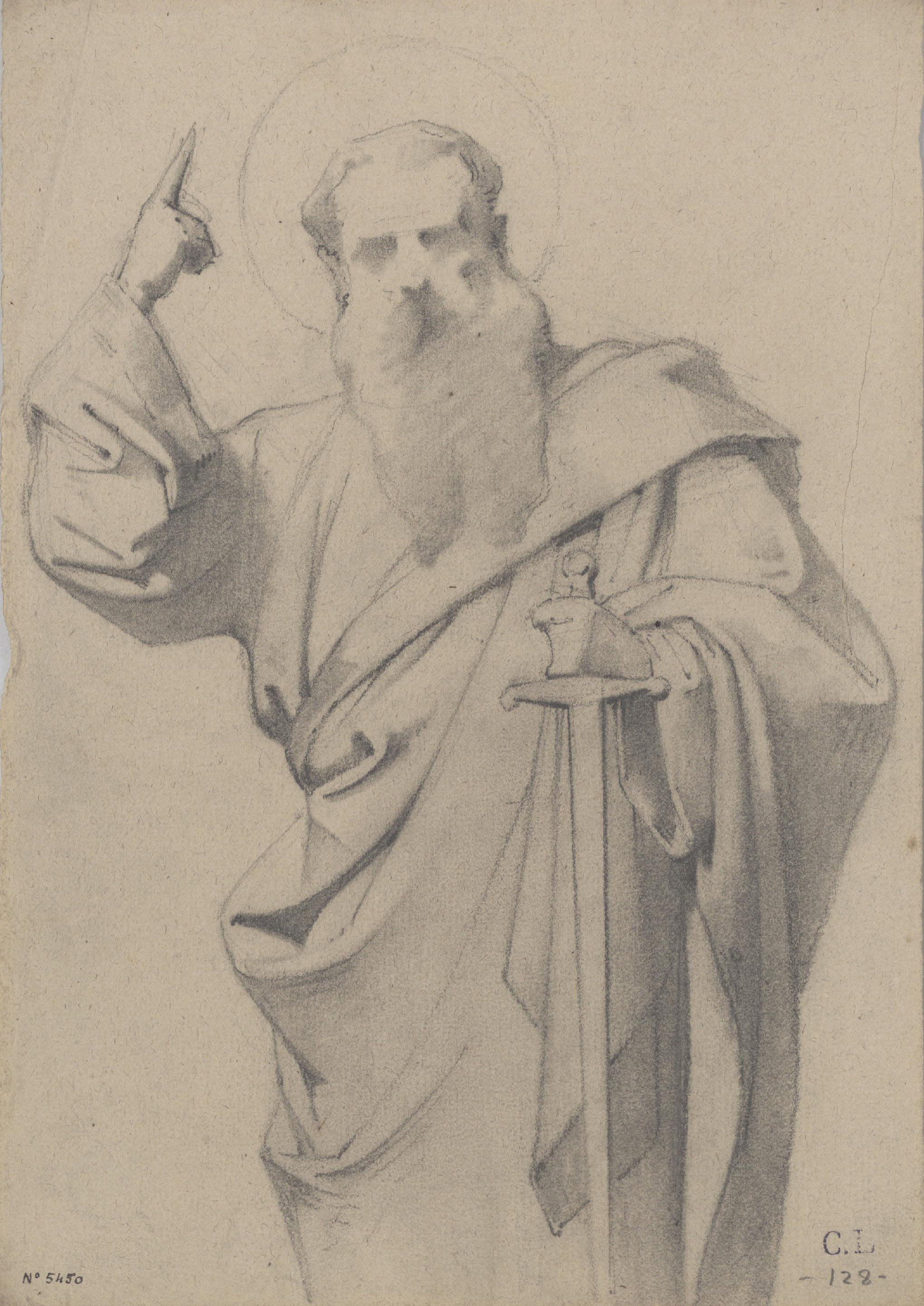 image for: Claudi Lorenzale - Sant Pau - Cap a 1850-1870