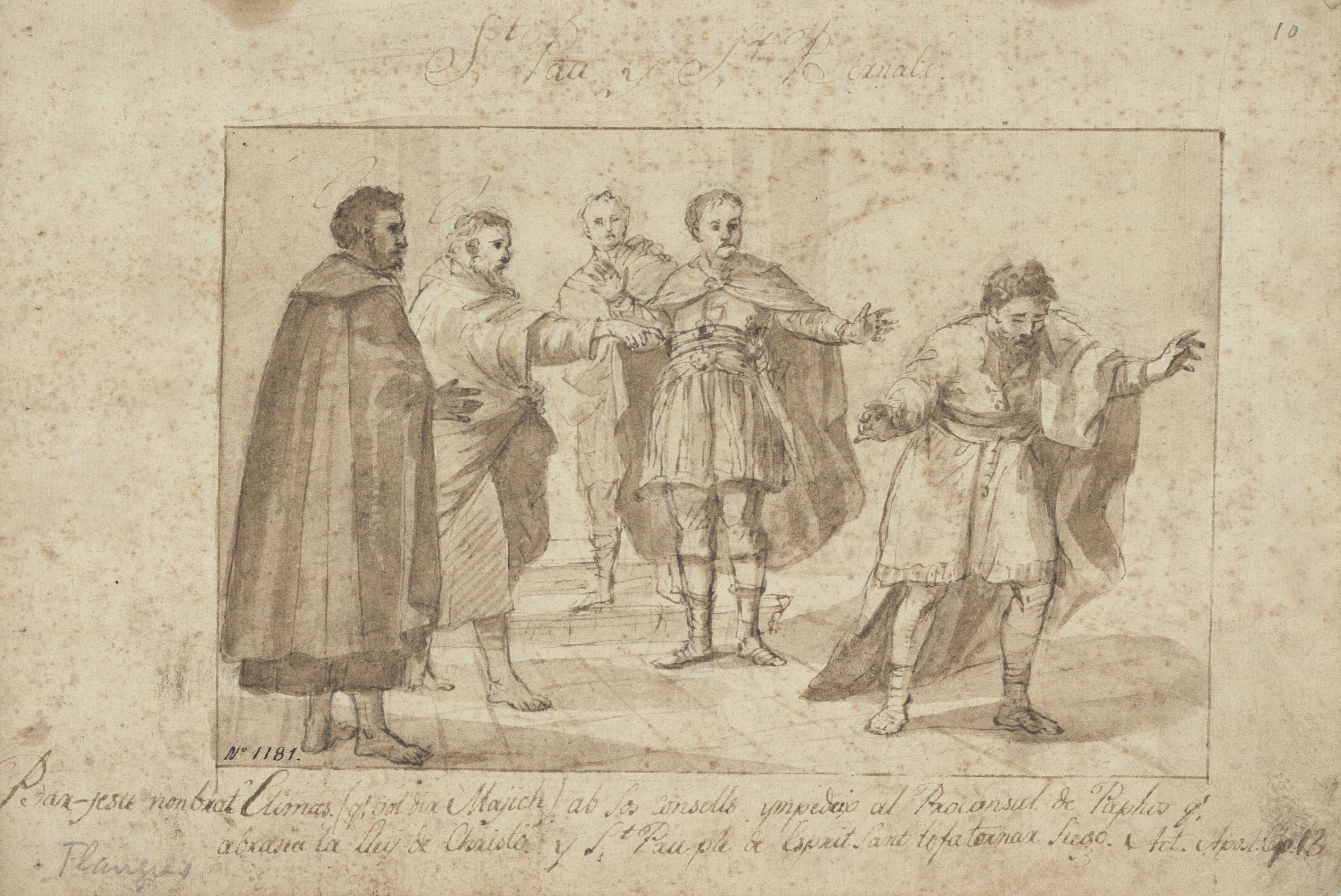 image for: Josep Bernat Flaugier - El cec Elimes, sant Pau i sant Bernabé - 28 de març de 1784