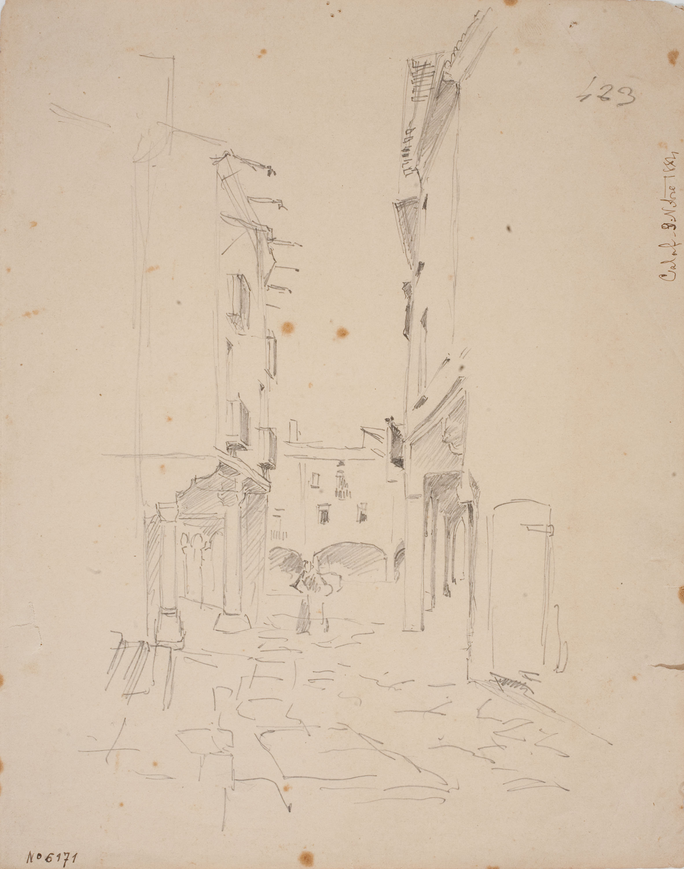 image for: Josep Lluís Pellicer - Carrer de Calaf - 1884