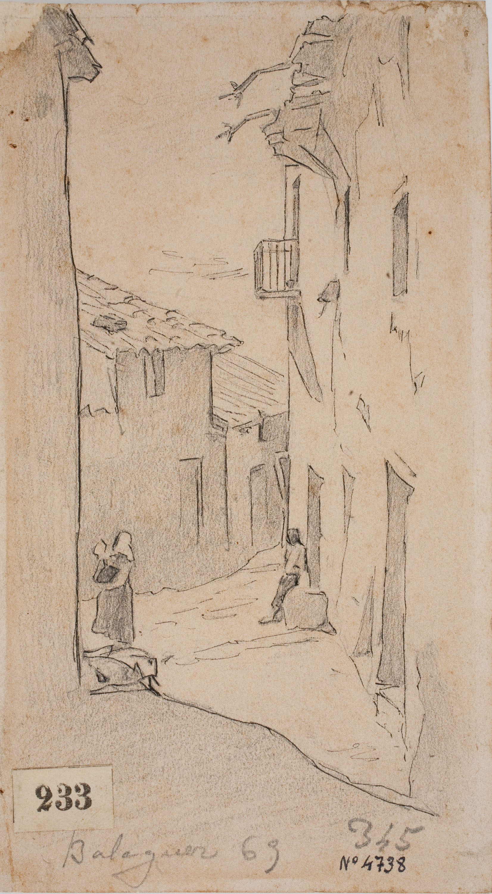 image for: Josep Lluís Pellicer - Carrer de Balaguer - 1869