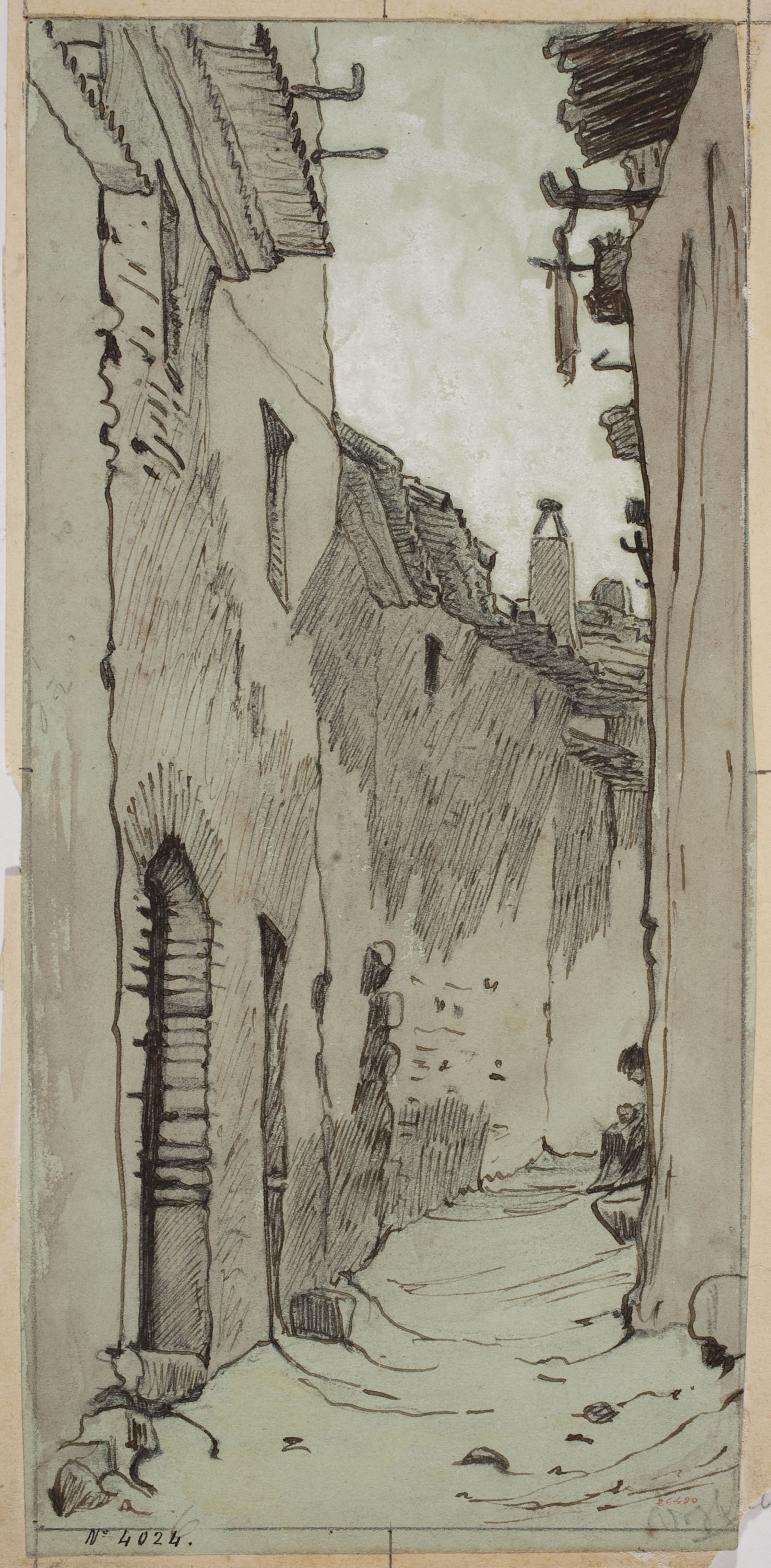 image for: Modest Urgell - Carrer de poble - Cap a 1864