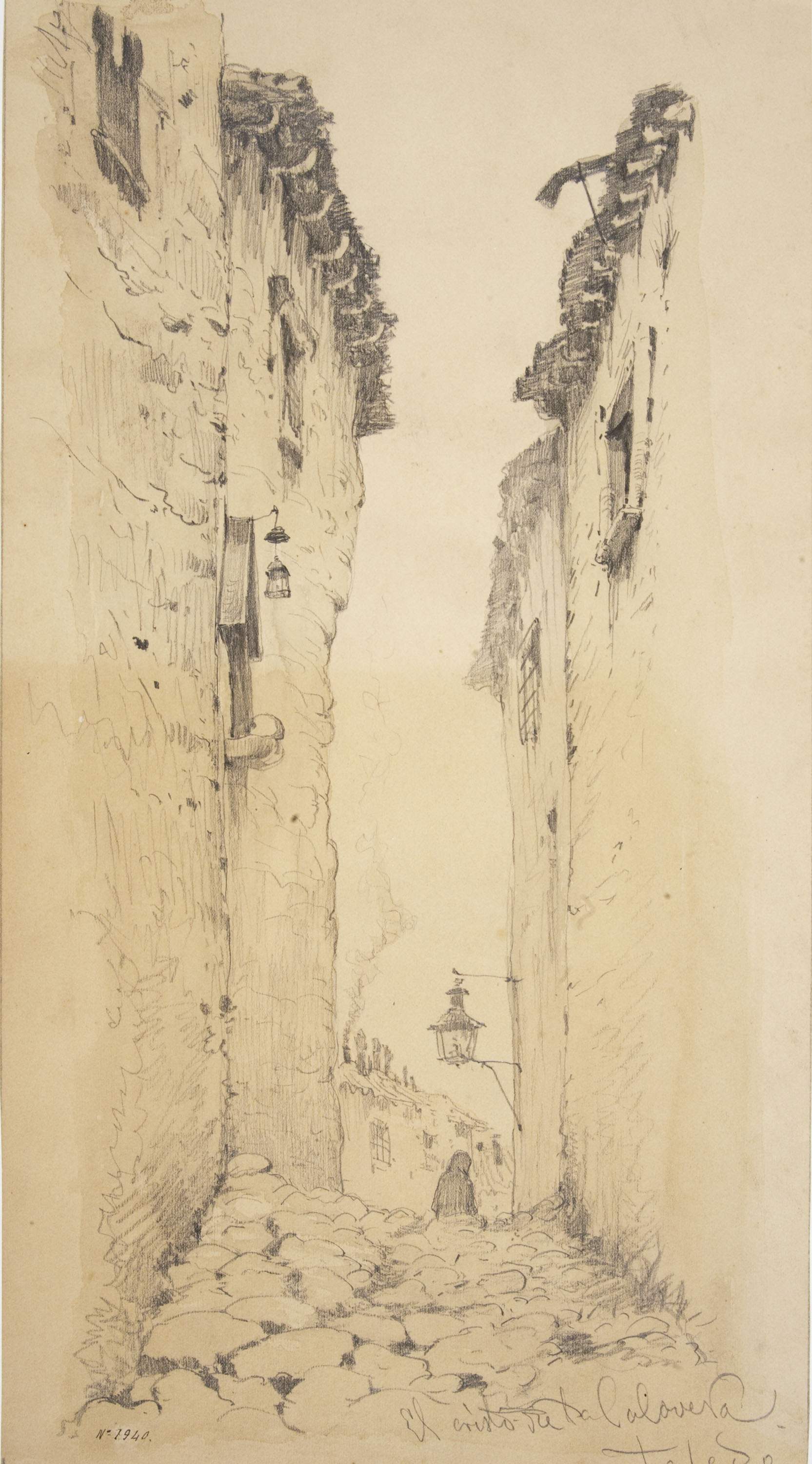 image for: Modest Urgell - Carrer del Cristo de la Calavera a Toledo - Cap a 1876