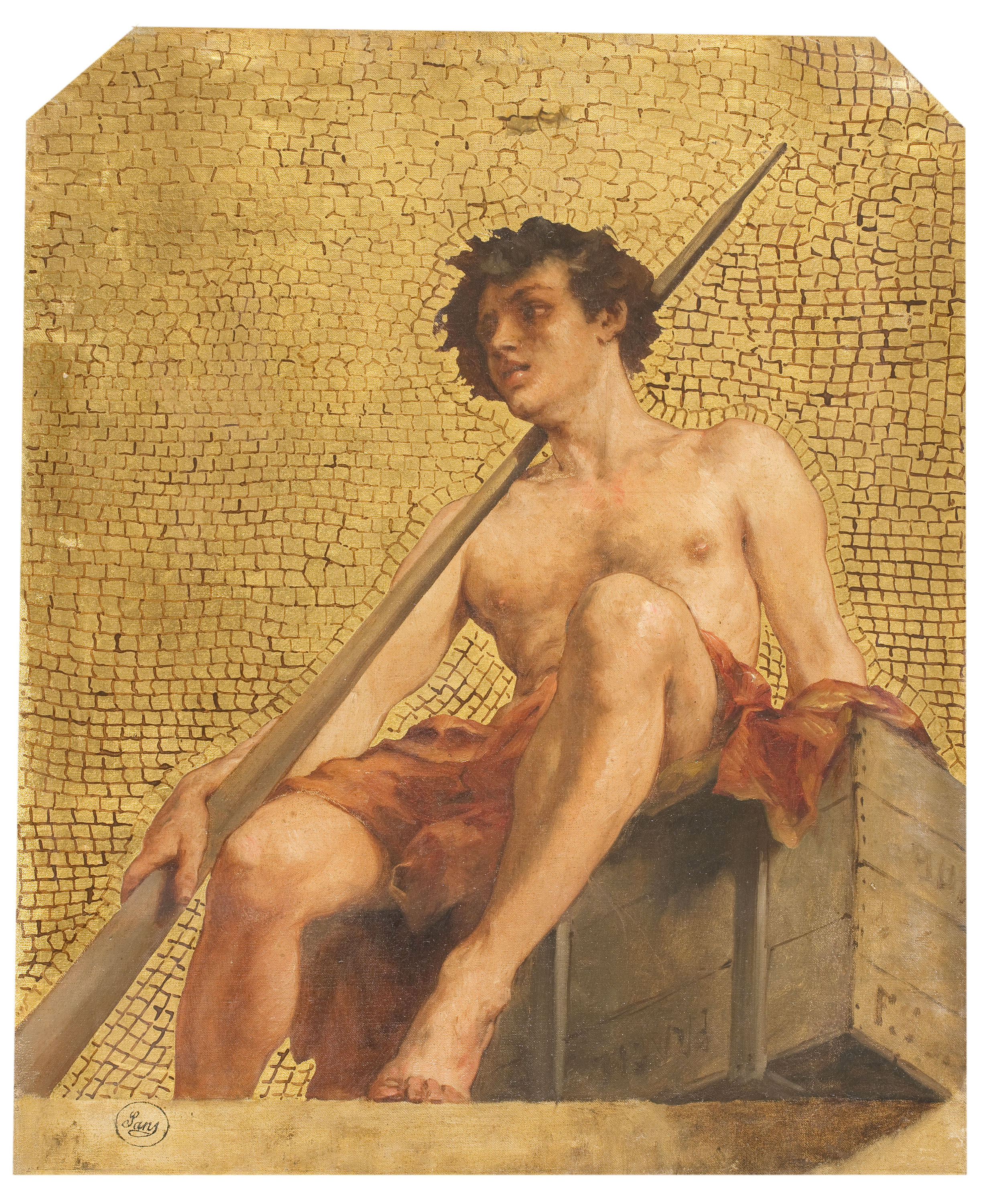 image for: Francesc Sans Cabot - Figura al·legòrica. El Comerç - 1874