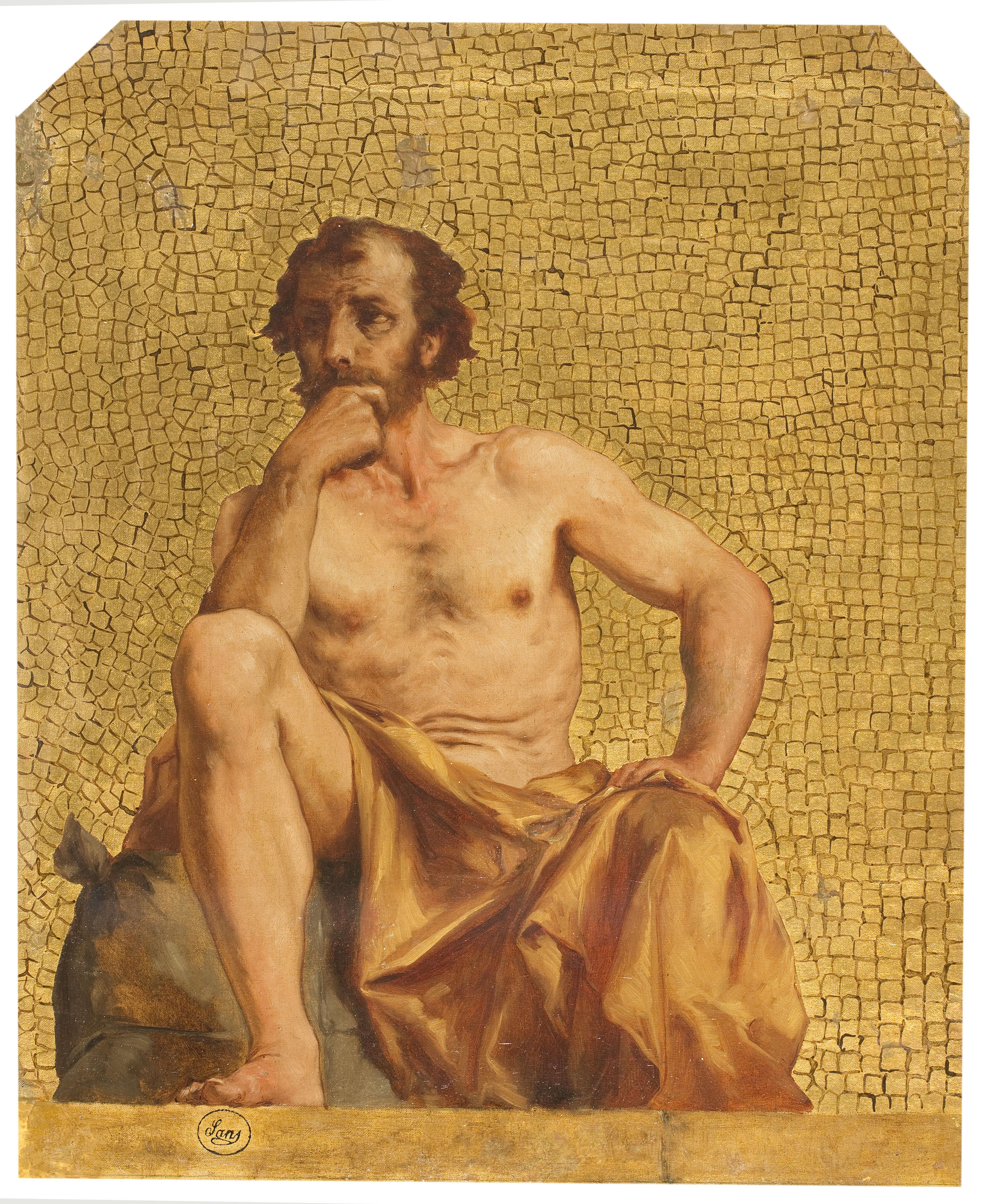 image for: Francesc Sans Cabot - Figura al·legòrica. La Filosofia - 1874