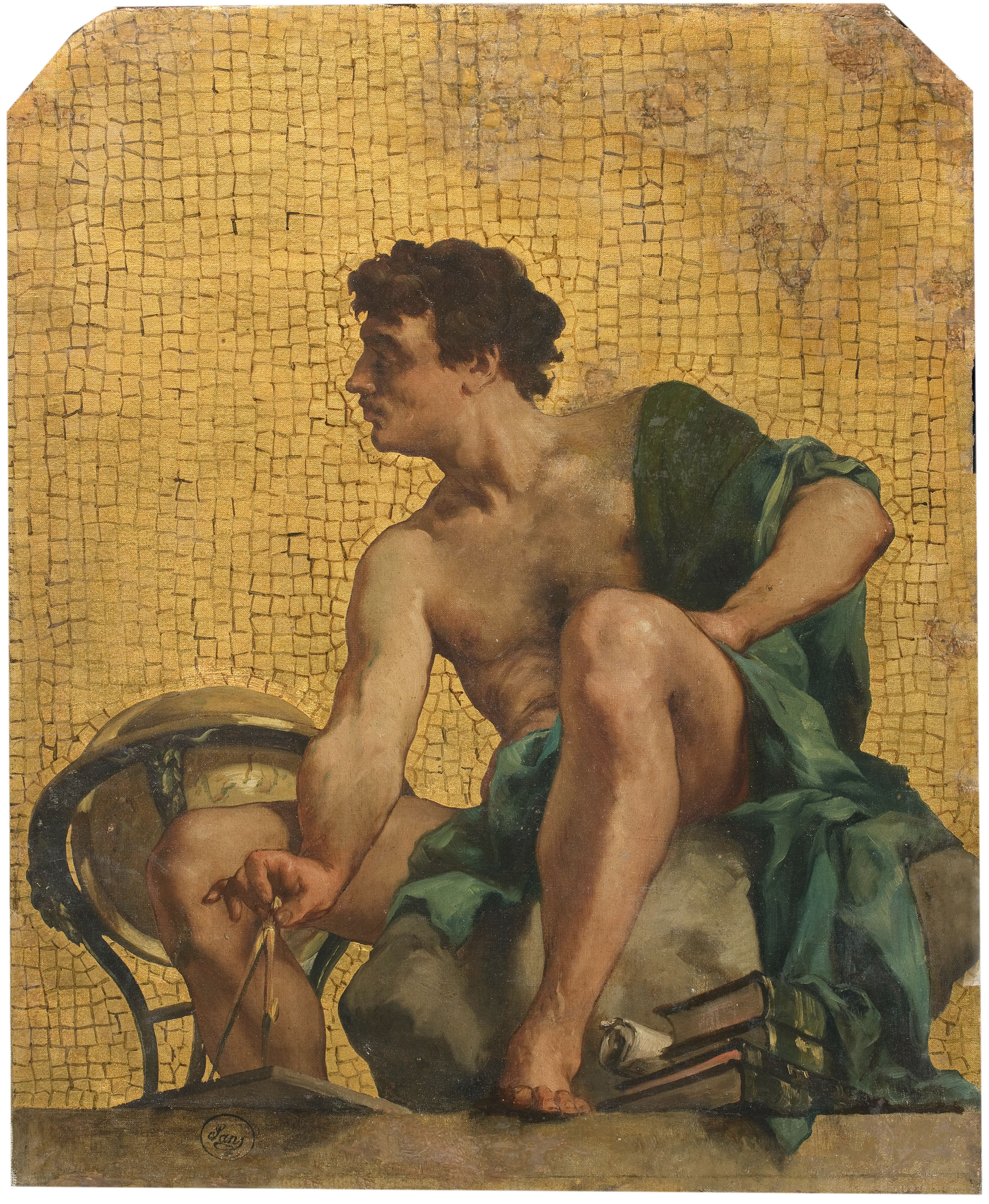 image for: Francesc Sans Cabot - Figura al·legòrica. La Ciència - 1874