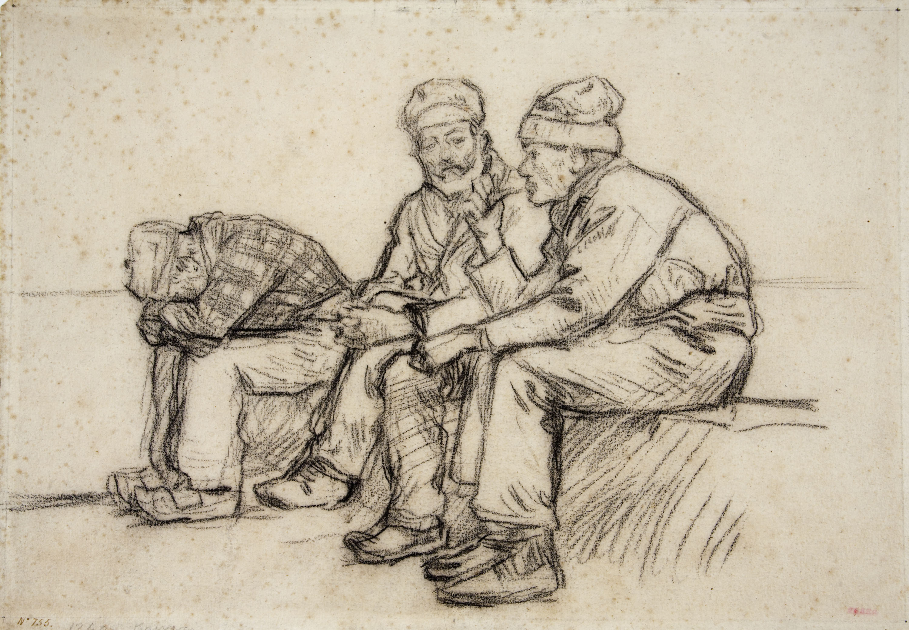 image for: Dionís Baixeras - Estudi preparatori per al quadre «Records» - Cap a 1881