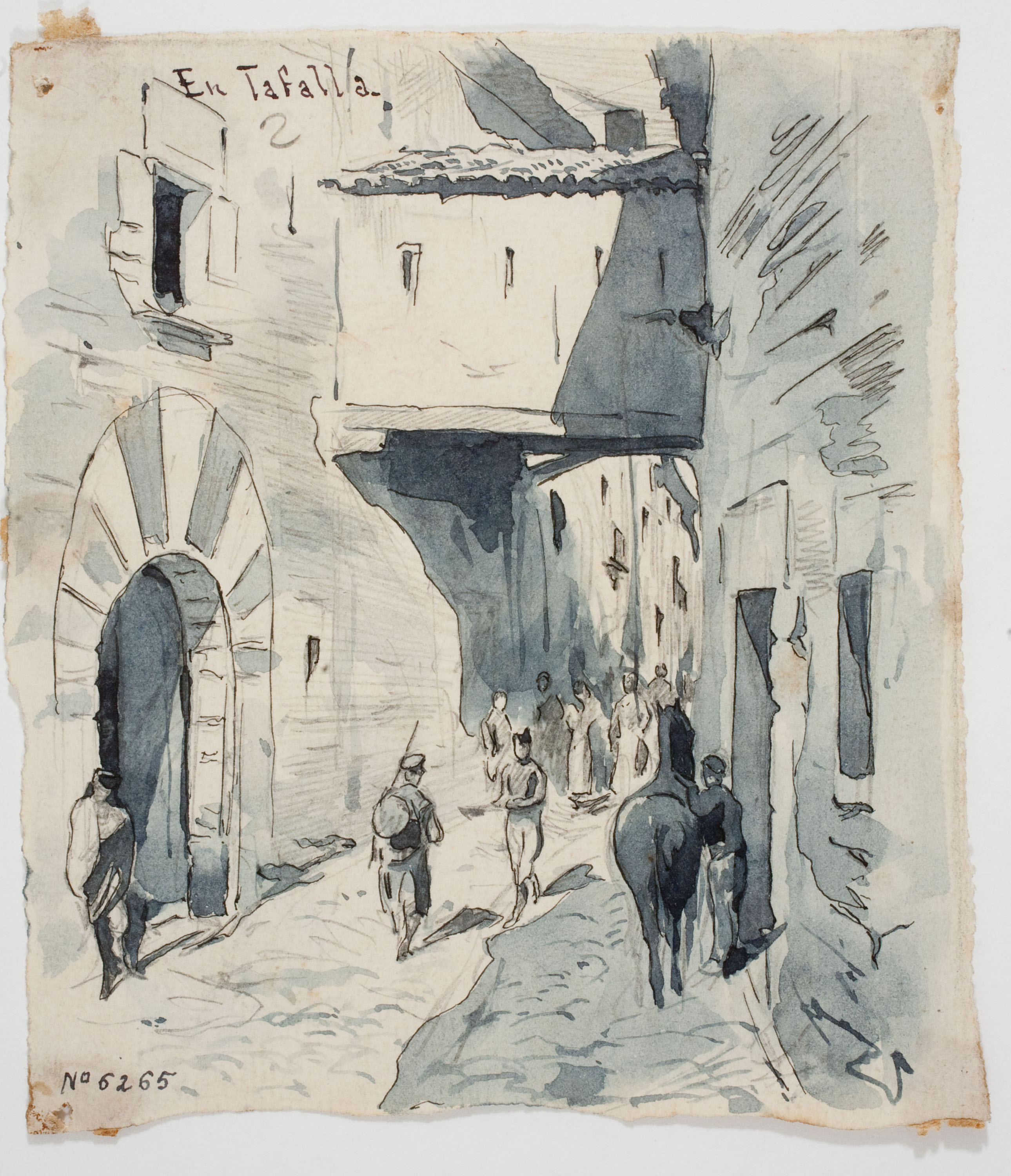 image for: Josep Lluís Pellicer - A Tafalla - 1875