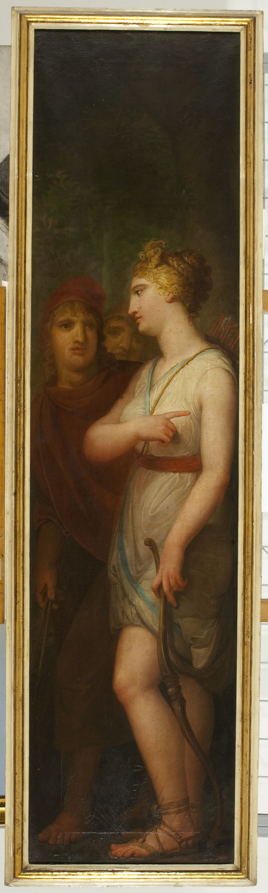 image for: Josep Bernat Flaugier - Dona amb arc - Cap a 1800-1810