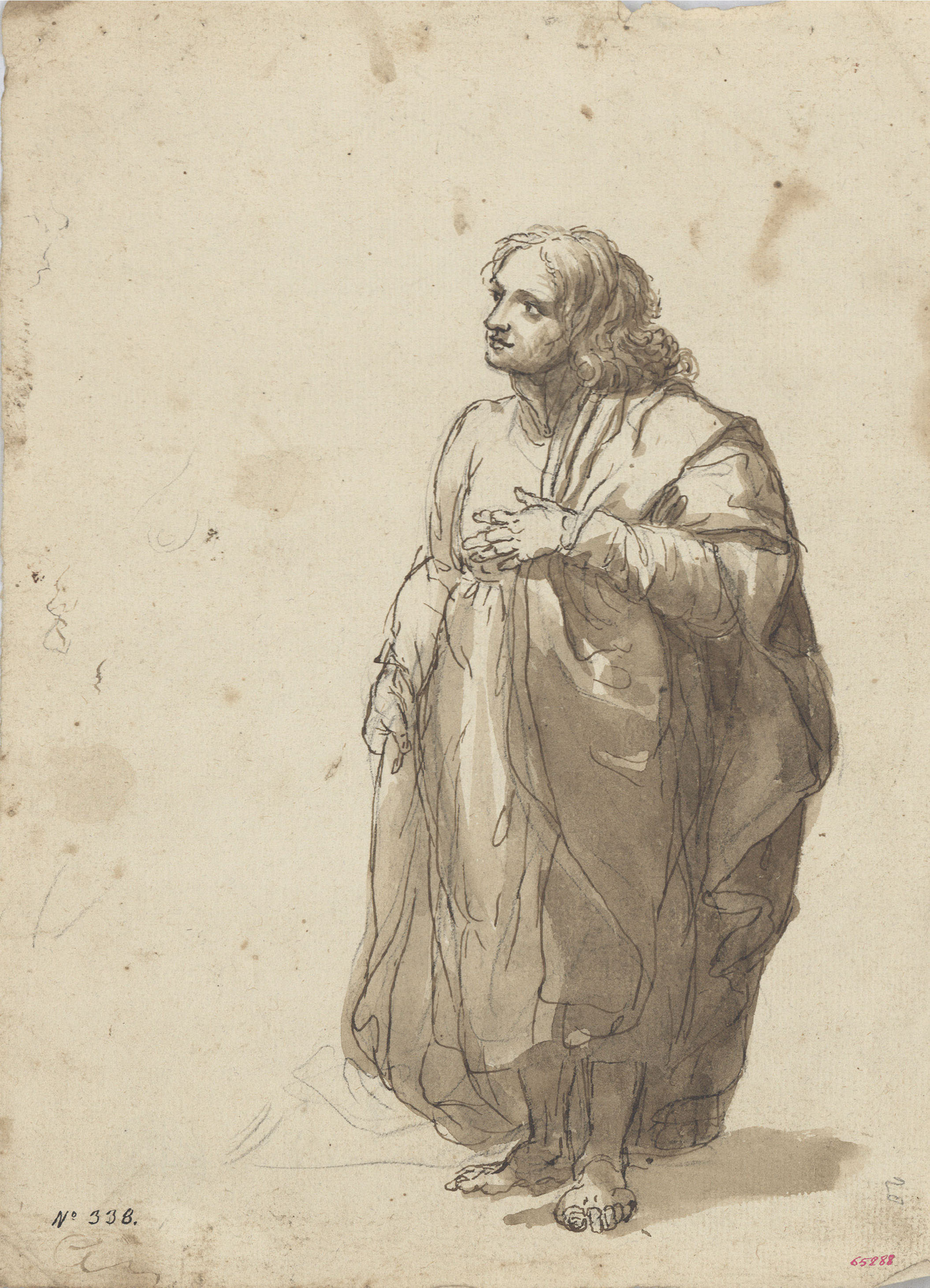 image for: Josep Bernat Flaugier - Estudi de sant Joan Evangelista - Cap a 1807
