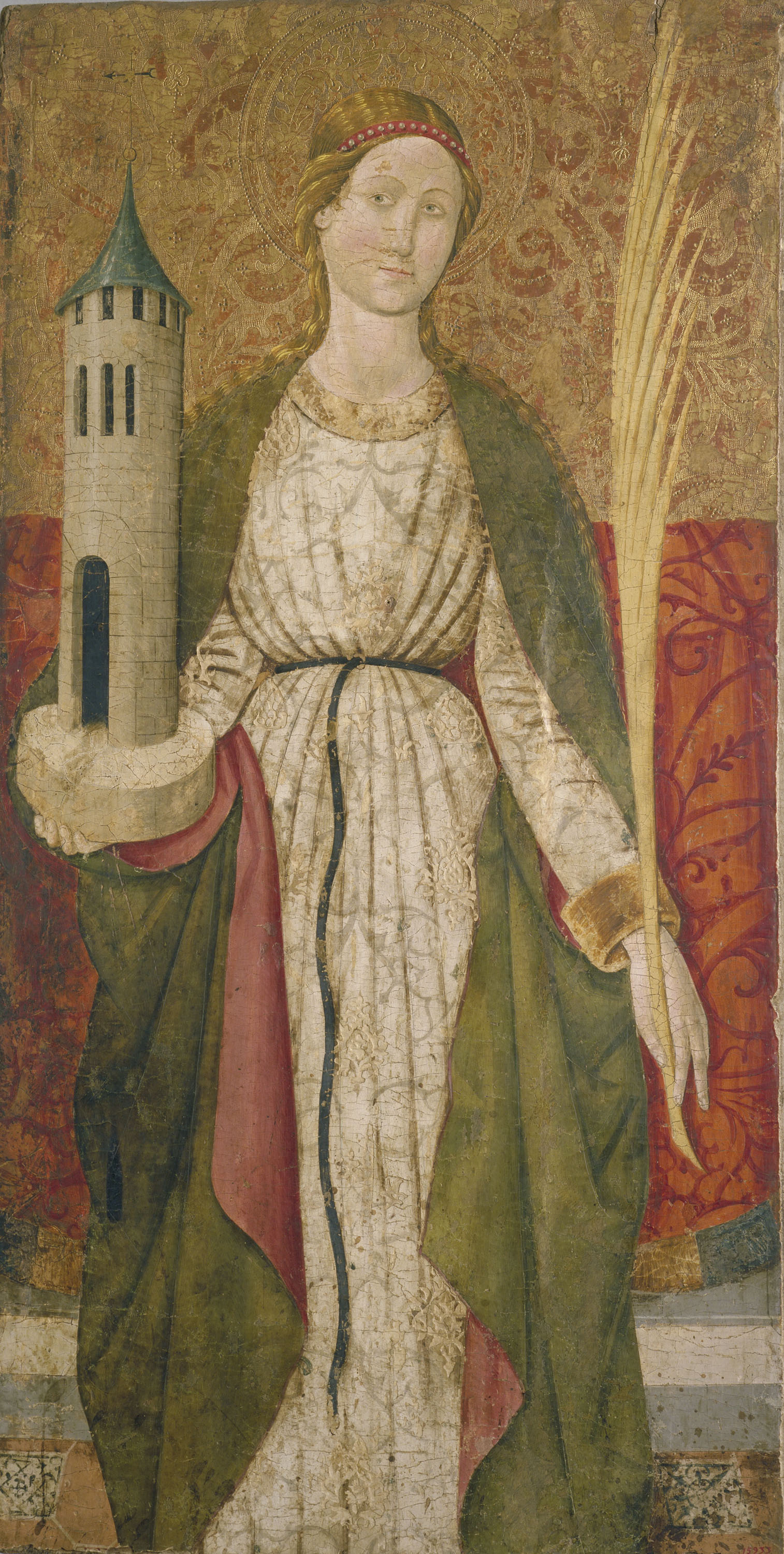 image for: Pere Garcia de Benavarri - Santa Bàrbara - Cap a 1460-1470