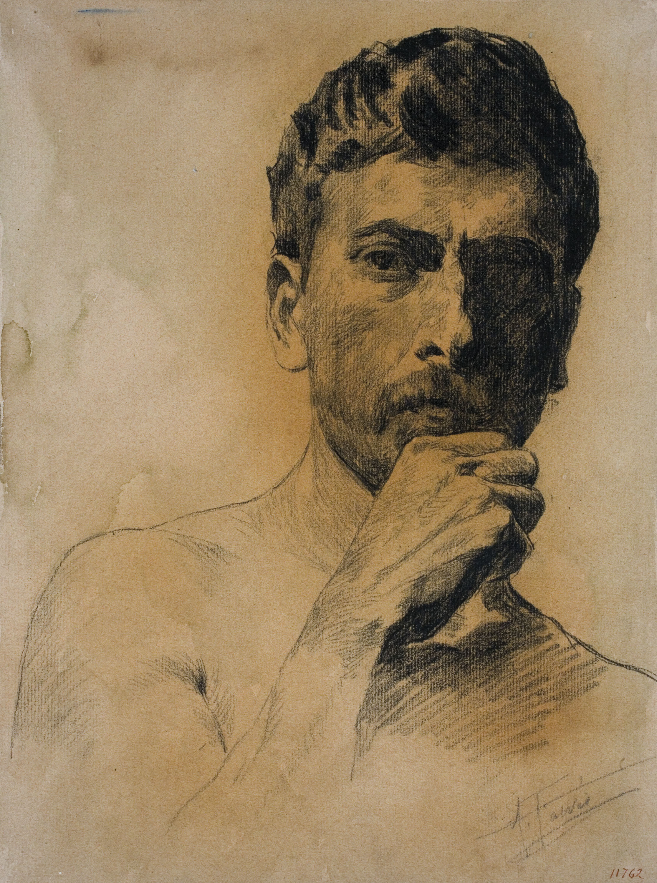 image for: Antoni Fabrés - Retrat masculí - Cap a 1904