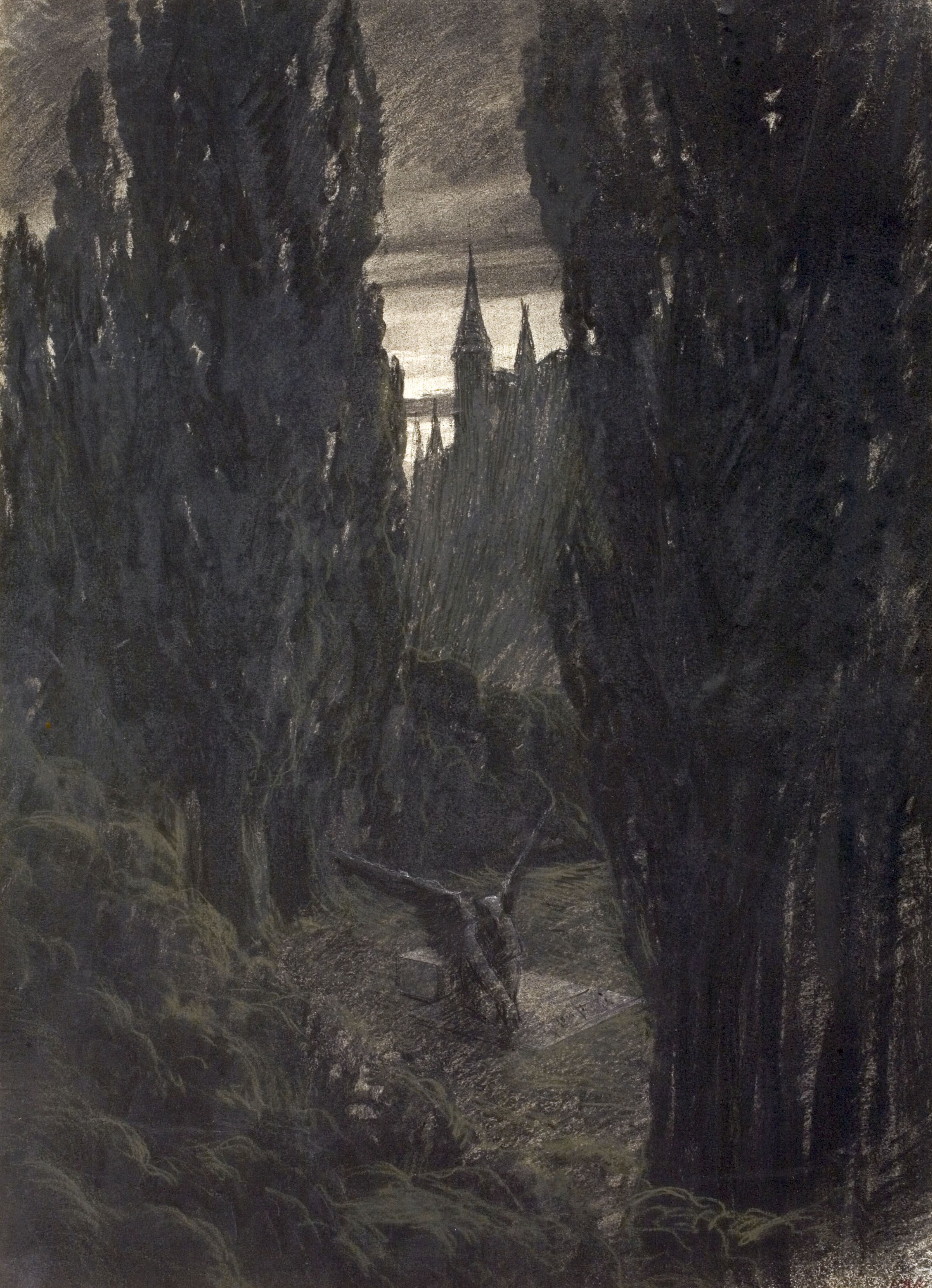 image for: Antoni Fabrés - Nocturn - Cap a 1880