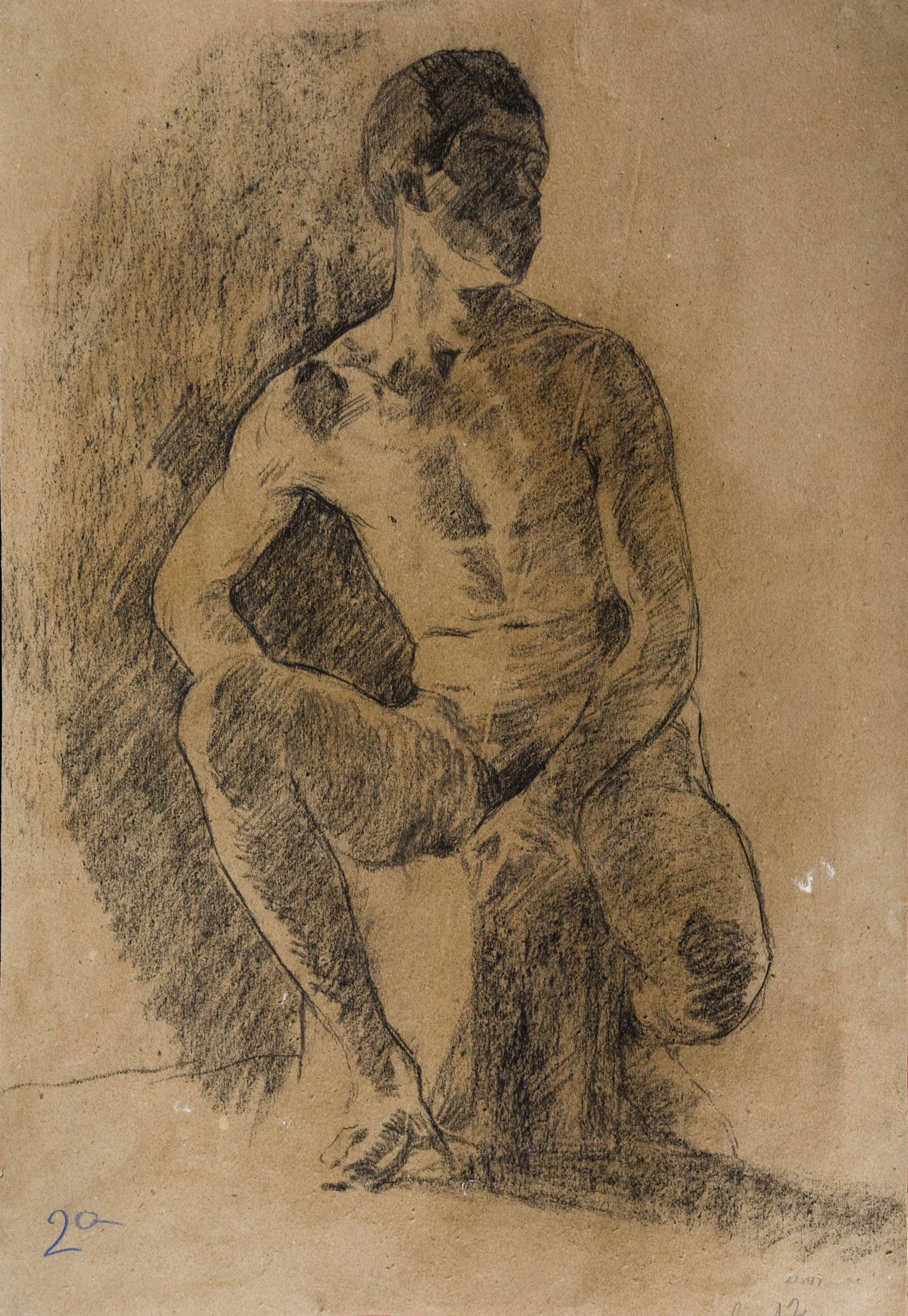 image for: Antoni Fabrés - Estudi d&#039;home nu - Cap a 1902-1906