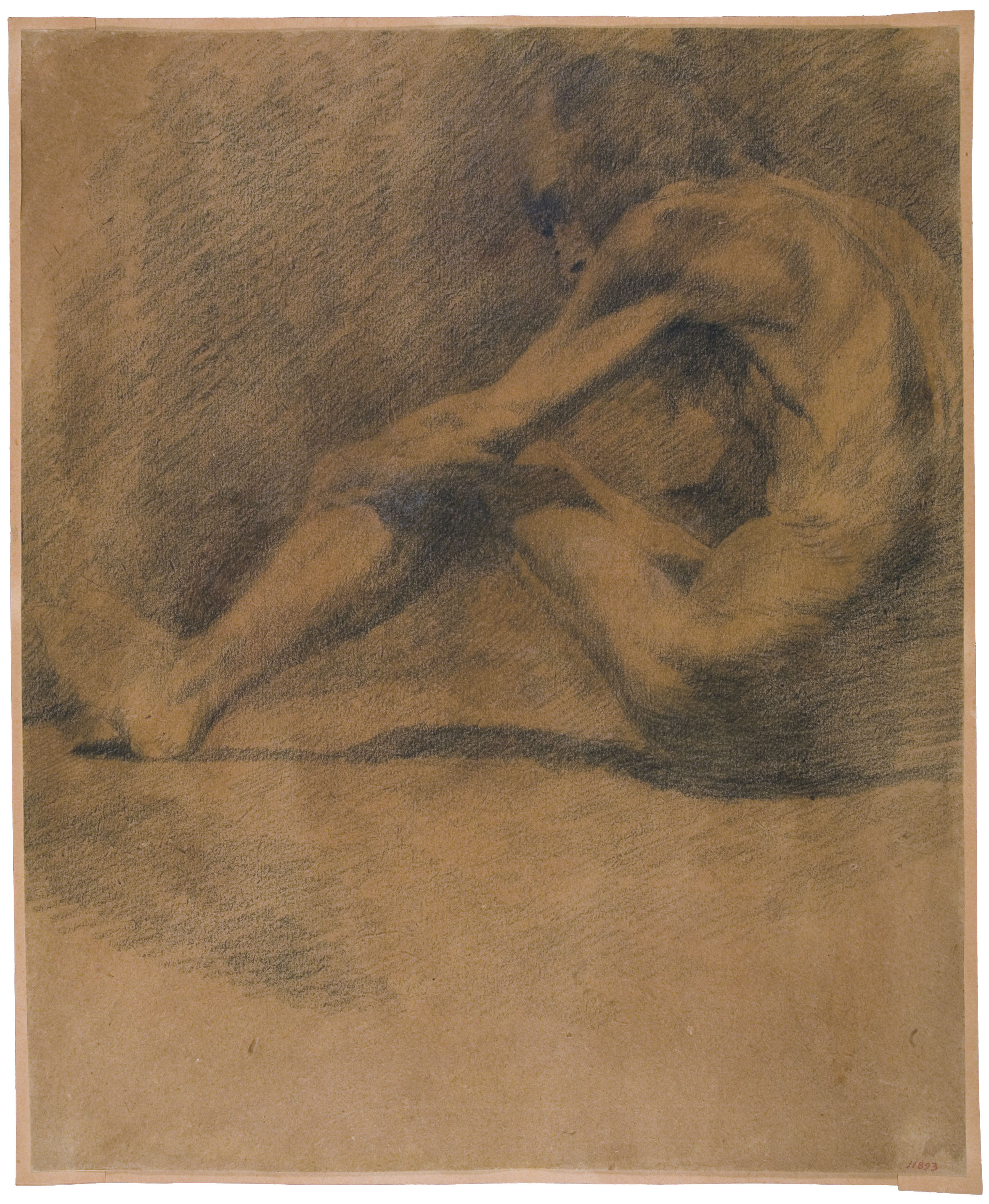 image for: Antoni Fabrés - Estudi de nu masculí - Cap a 1904