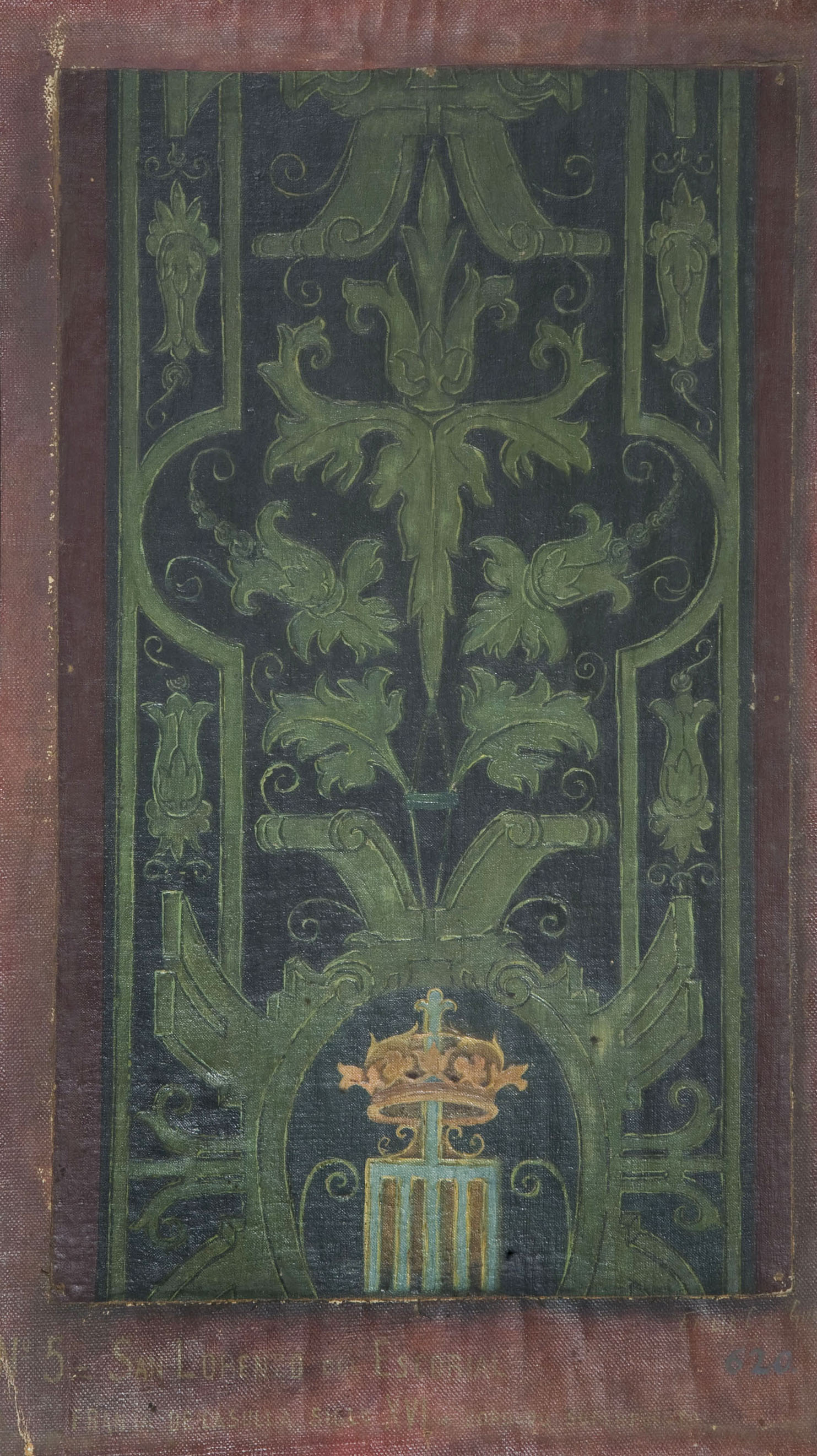 image for: Emília Coranty - Còpia d&#039;una franja de casulla - Cap a 1892