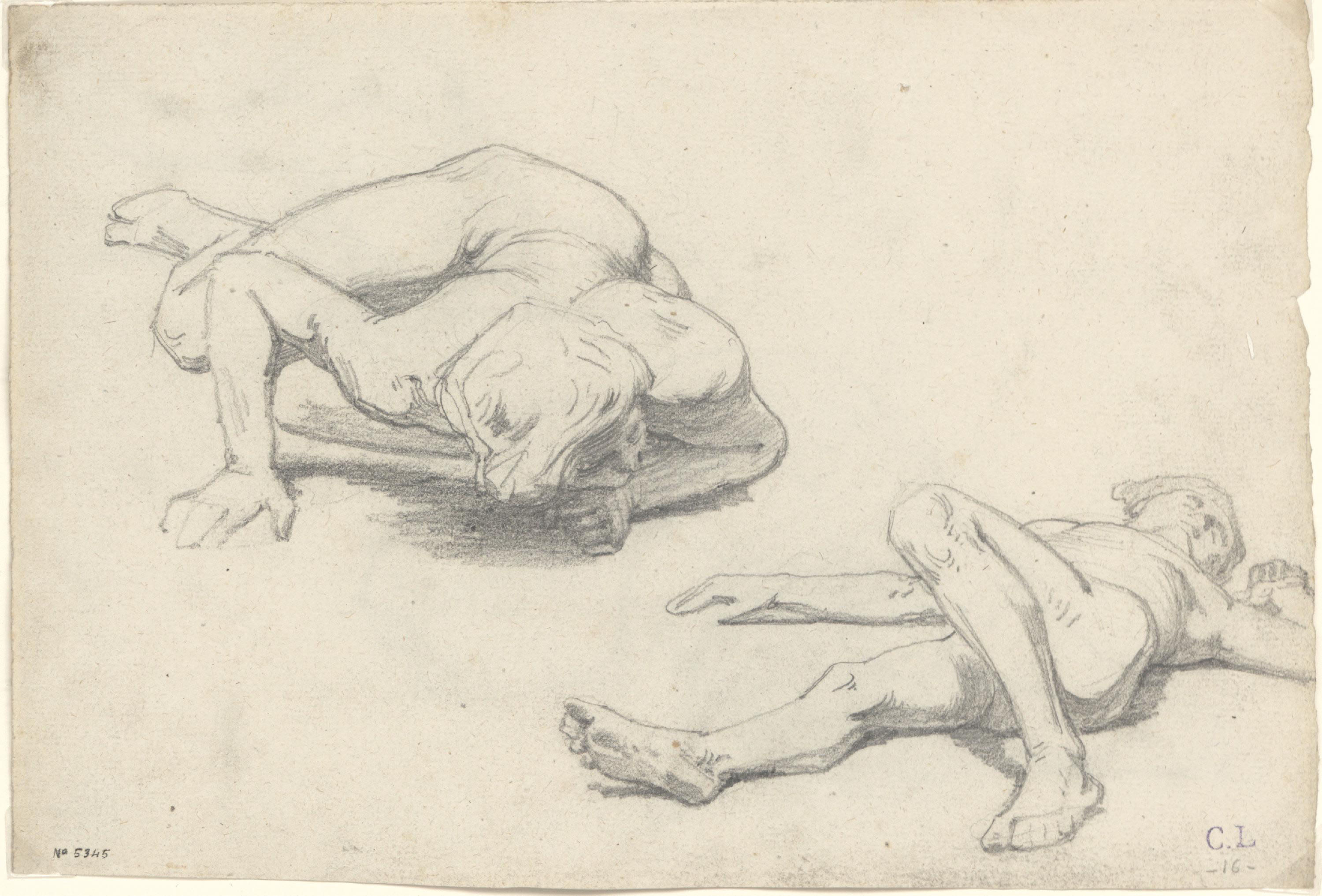 image for: Claudi Lorenzale - Estudis de nu - Cap a 1850-1860