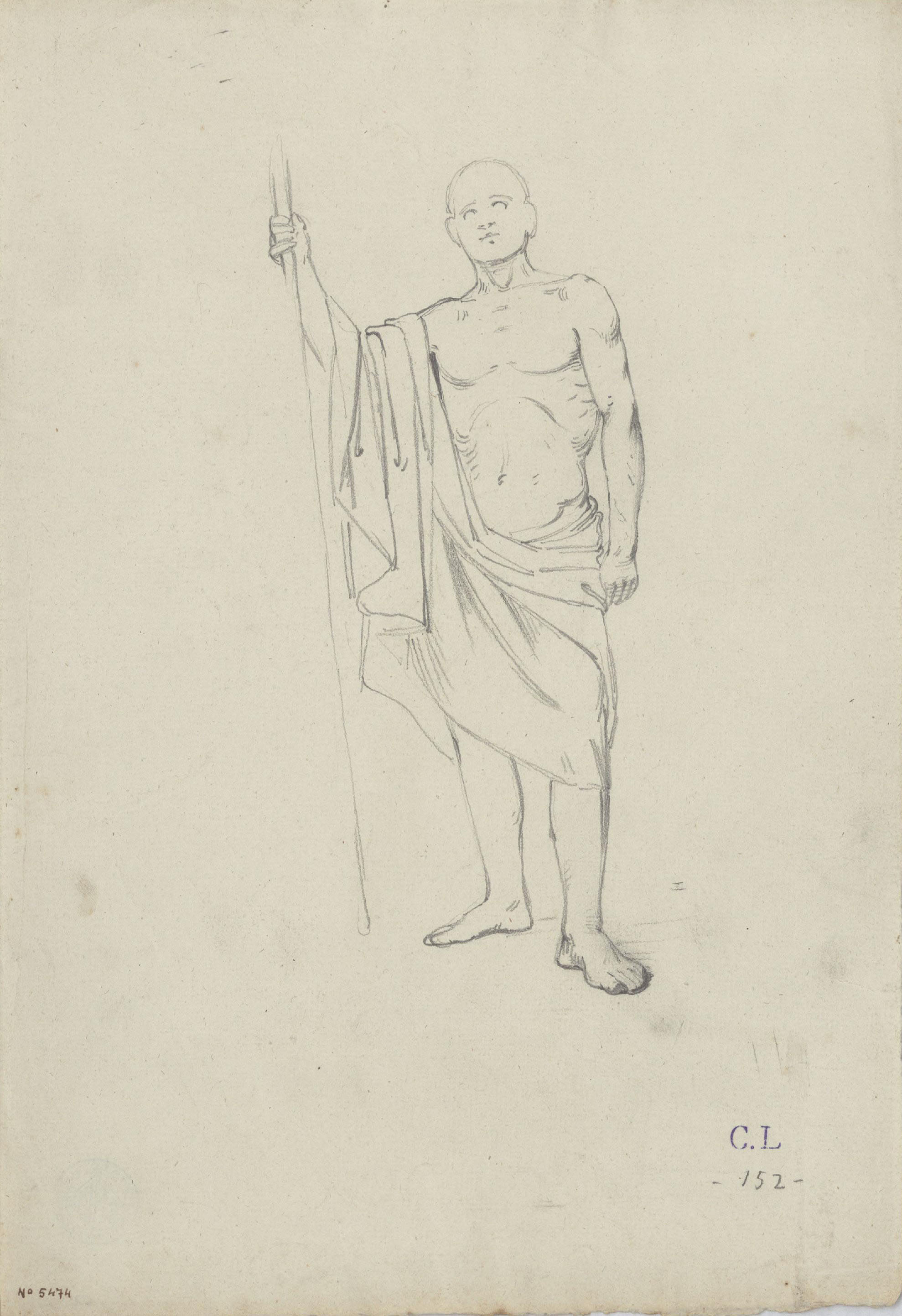 image for: Claudi Lorenzale - Acadèmia masculina - Cap a 1850-1860