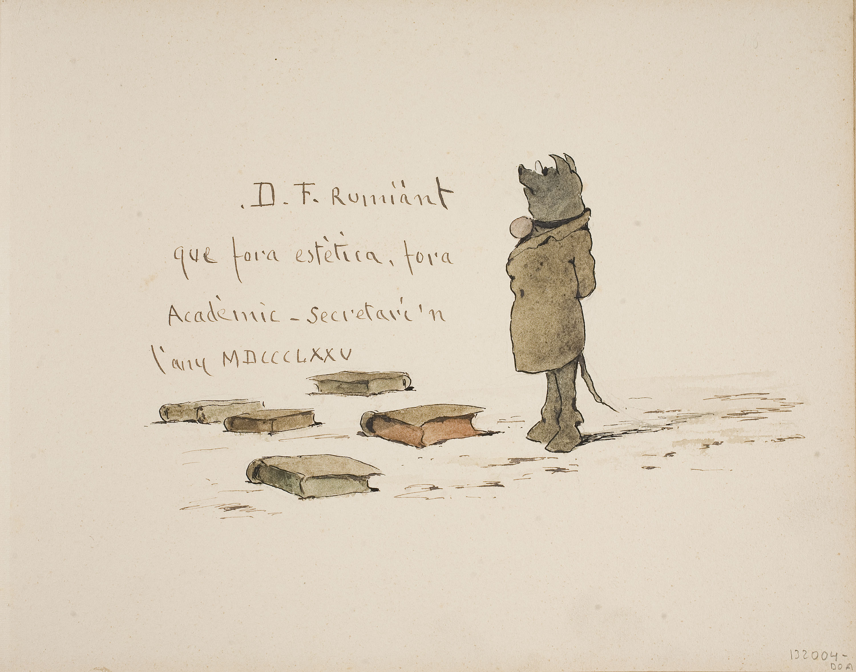 image for: Modest Urgell - D. F. Rumiánt (anvers) / El «casero» (revers) - 1918