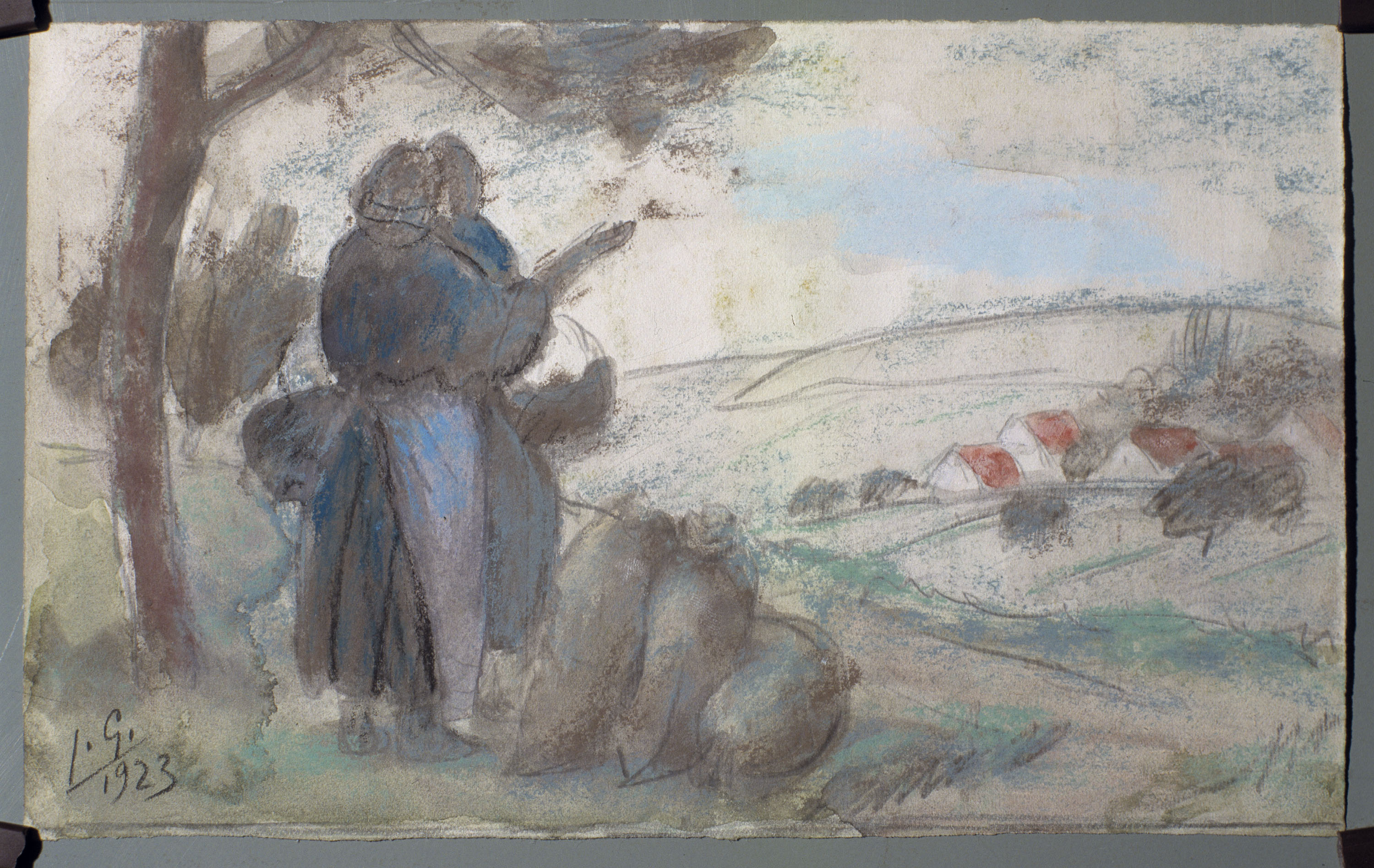 image for: Juli González - Els tres sacs de pomes (Les trois sacs de pommes) - 1923