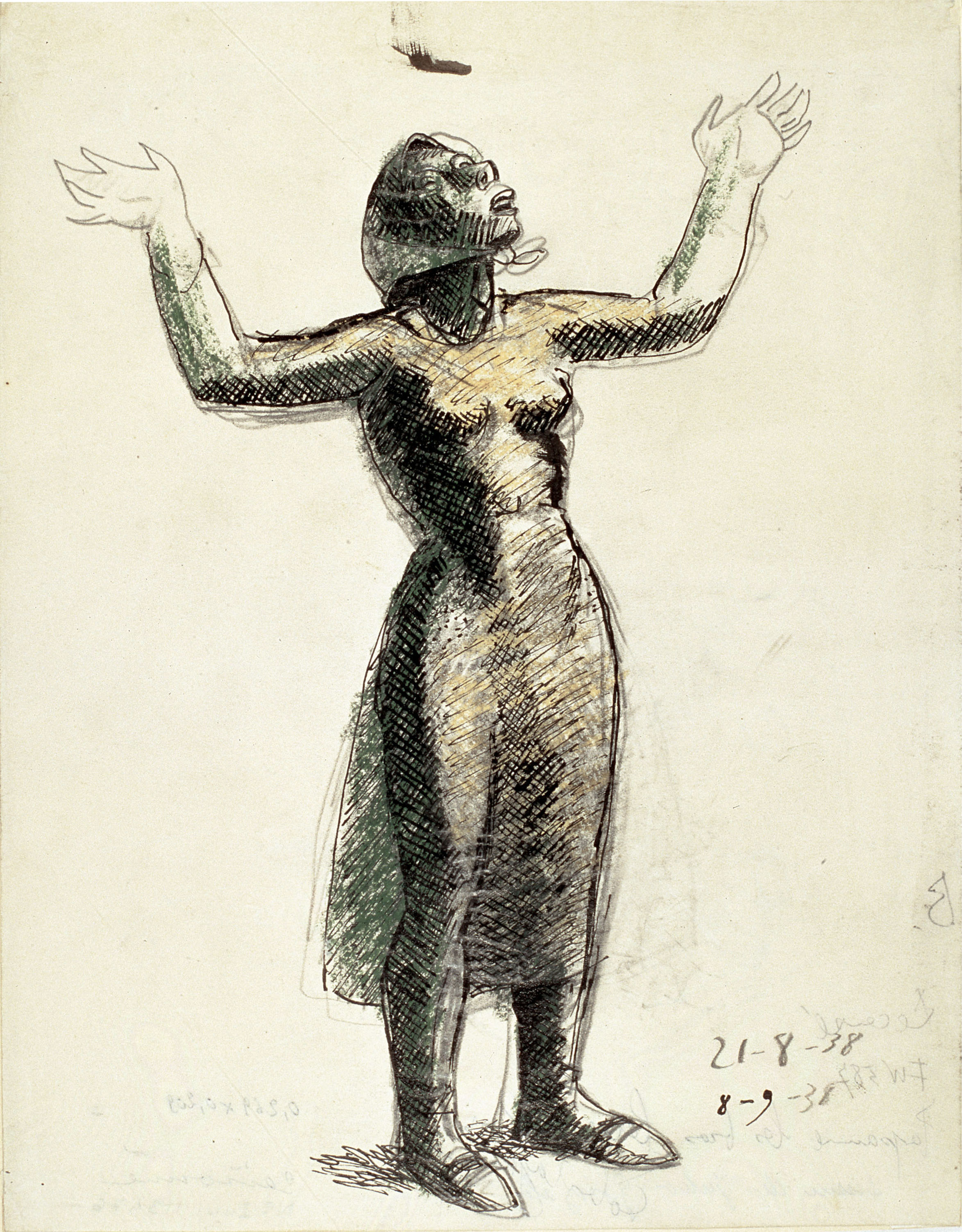 image for: Juli González - Camperola amb els braços alçats (Paysanne les bras levés) - 1938