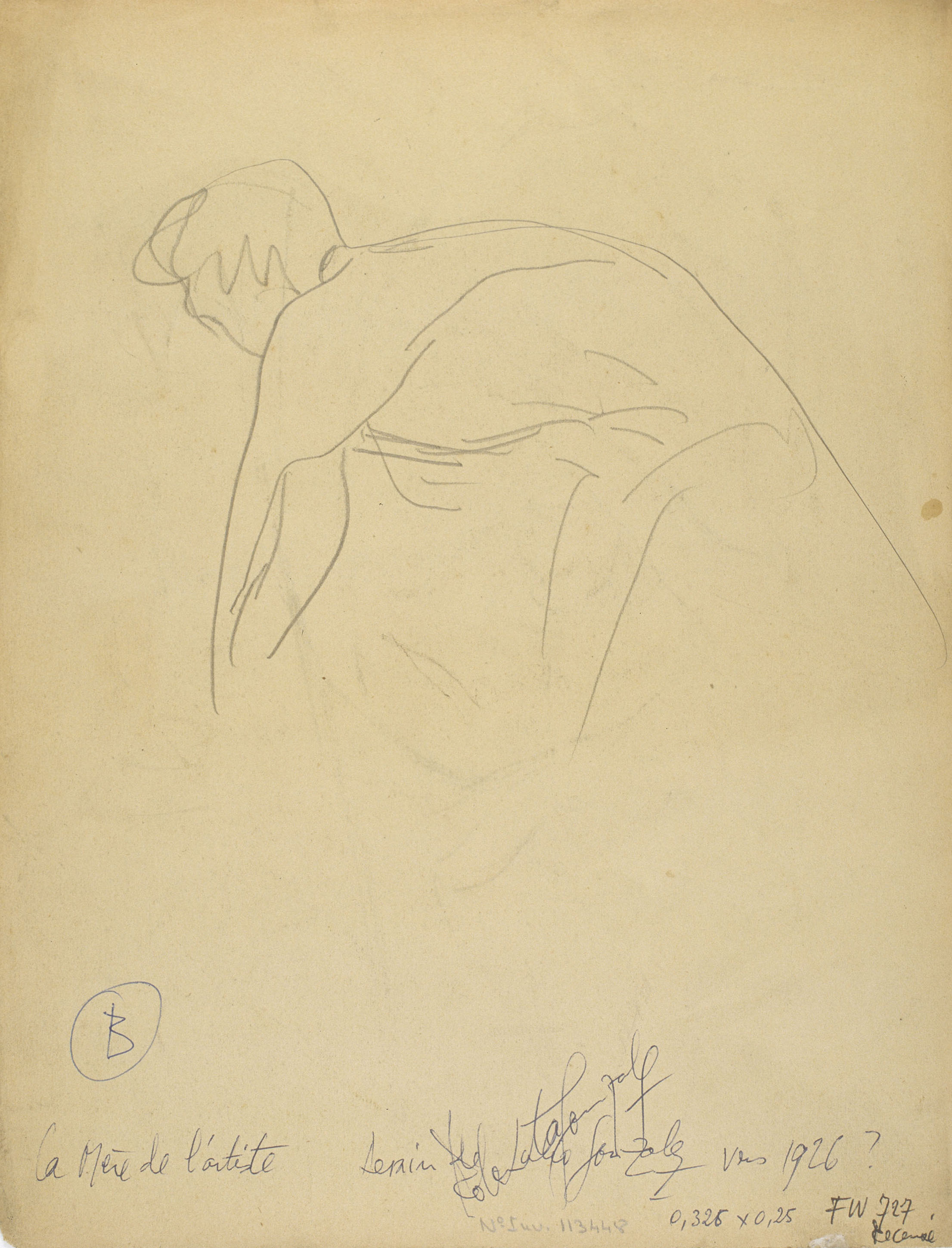 image for: Juli González - La mare de l&#039;artista (La mère de l&#039;artiste) - Cap a 1925-1926 [1]