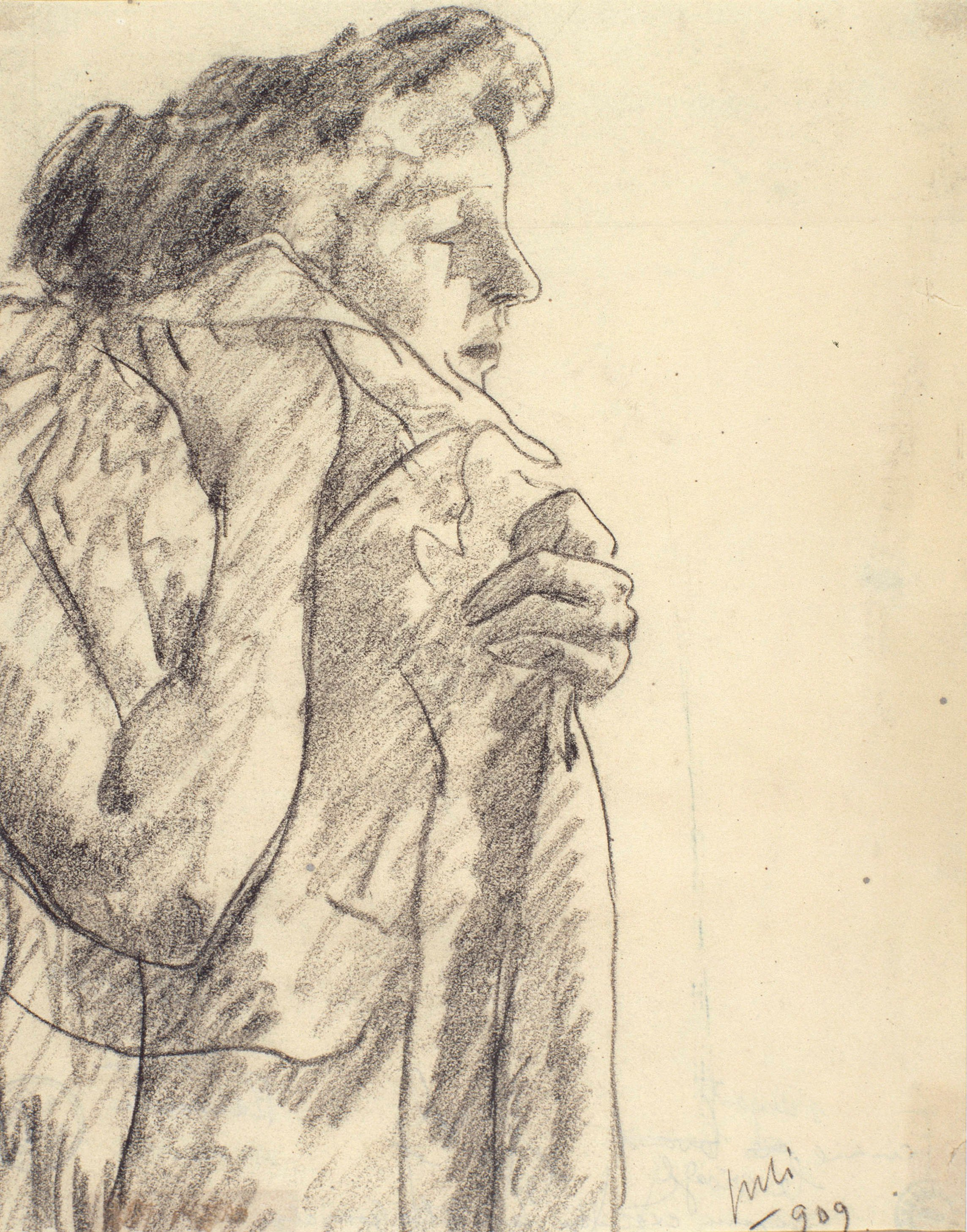 image for: Juli González - Dona que es renta la cara (Femme se lavant le visage) - 1909