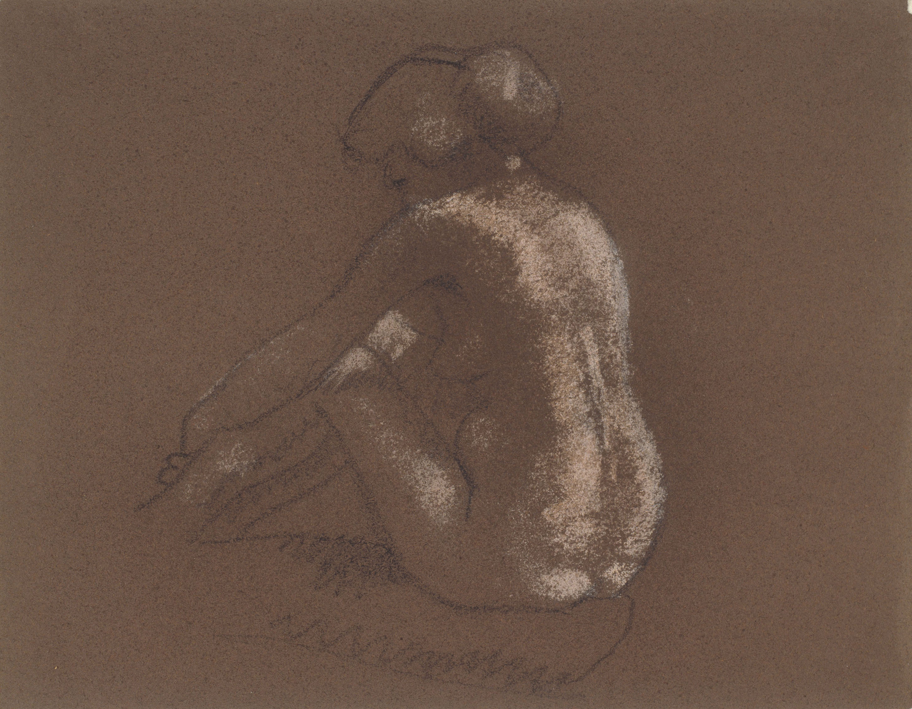 image for: Juli González - Nu assegut d'esquena - Entre 1914-1918