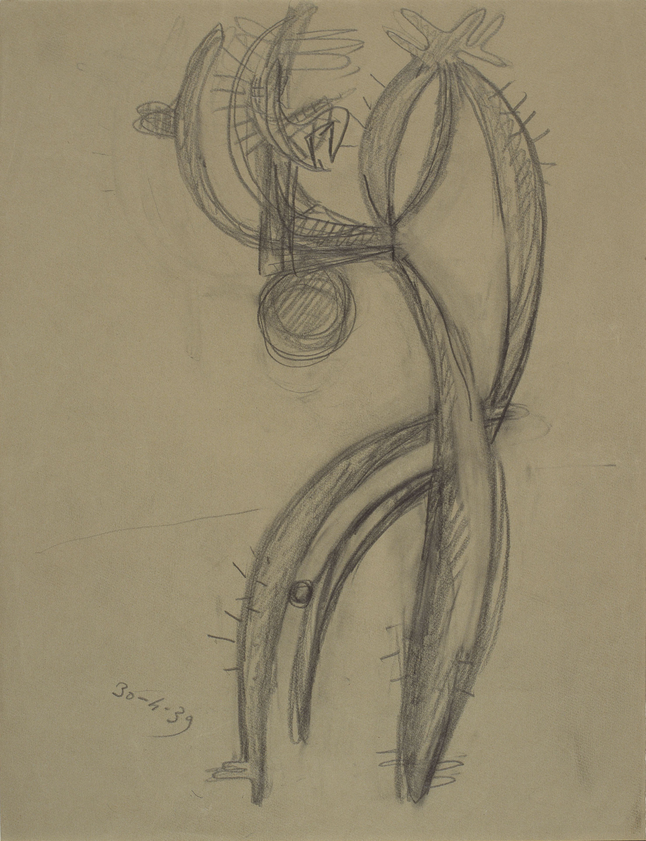 image for: Juli González - Estudi per a l&#039;home cactus - 1939
