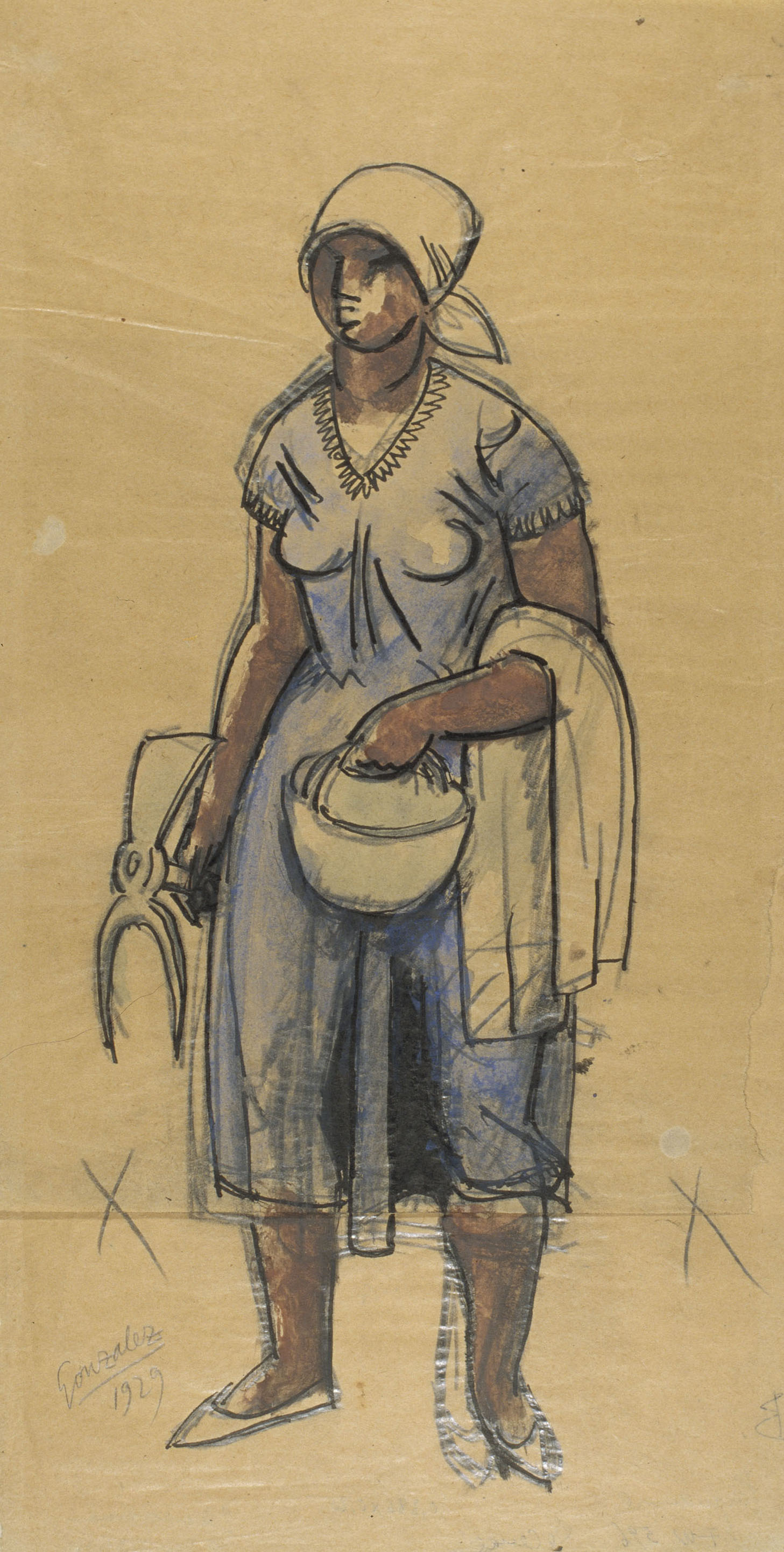 image for: Juli González - Camperola (Paysanne) - 1929