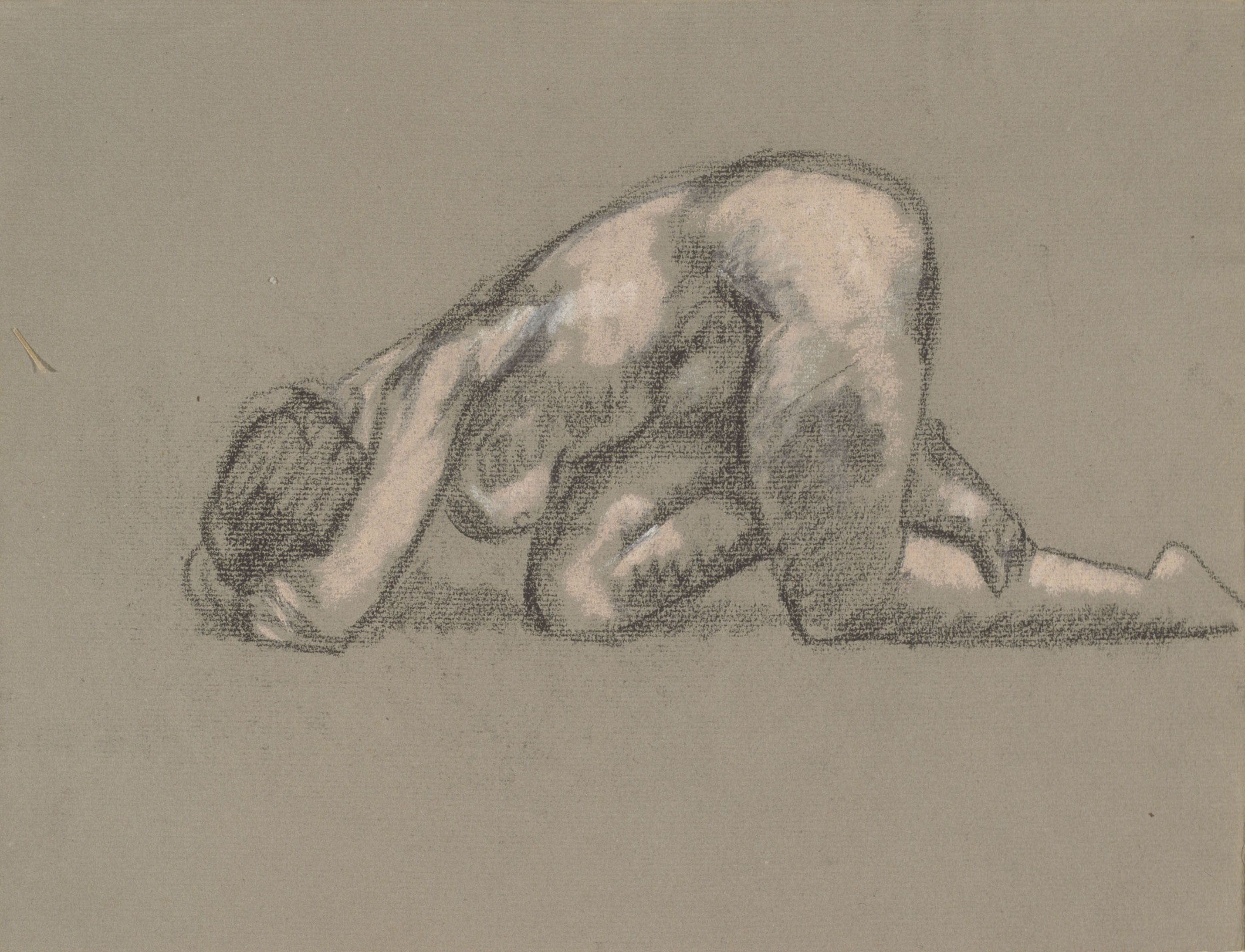 image for: Juli González - Nu postrat (Nu posterné) - Cap a 1914-1918