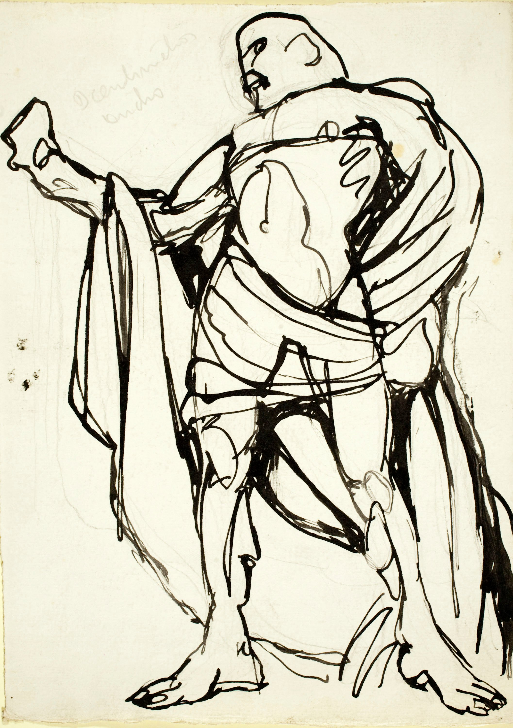 image for: Ismael Smith - Figura masculina amb indumentària grega - Cap a 1908
