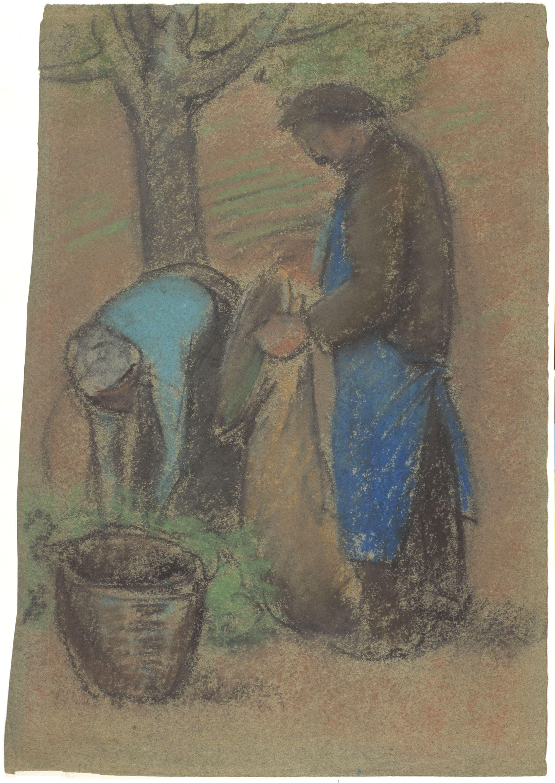 image for: Juli González - La recol·lecció de pomes (Le ramassage de pommes) - Cap a 1919-1920