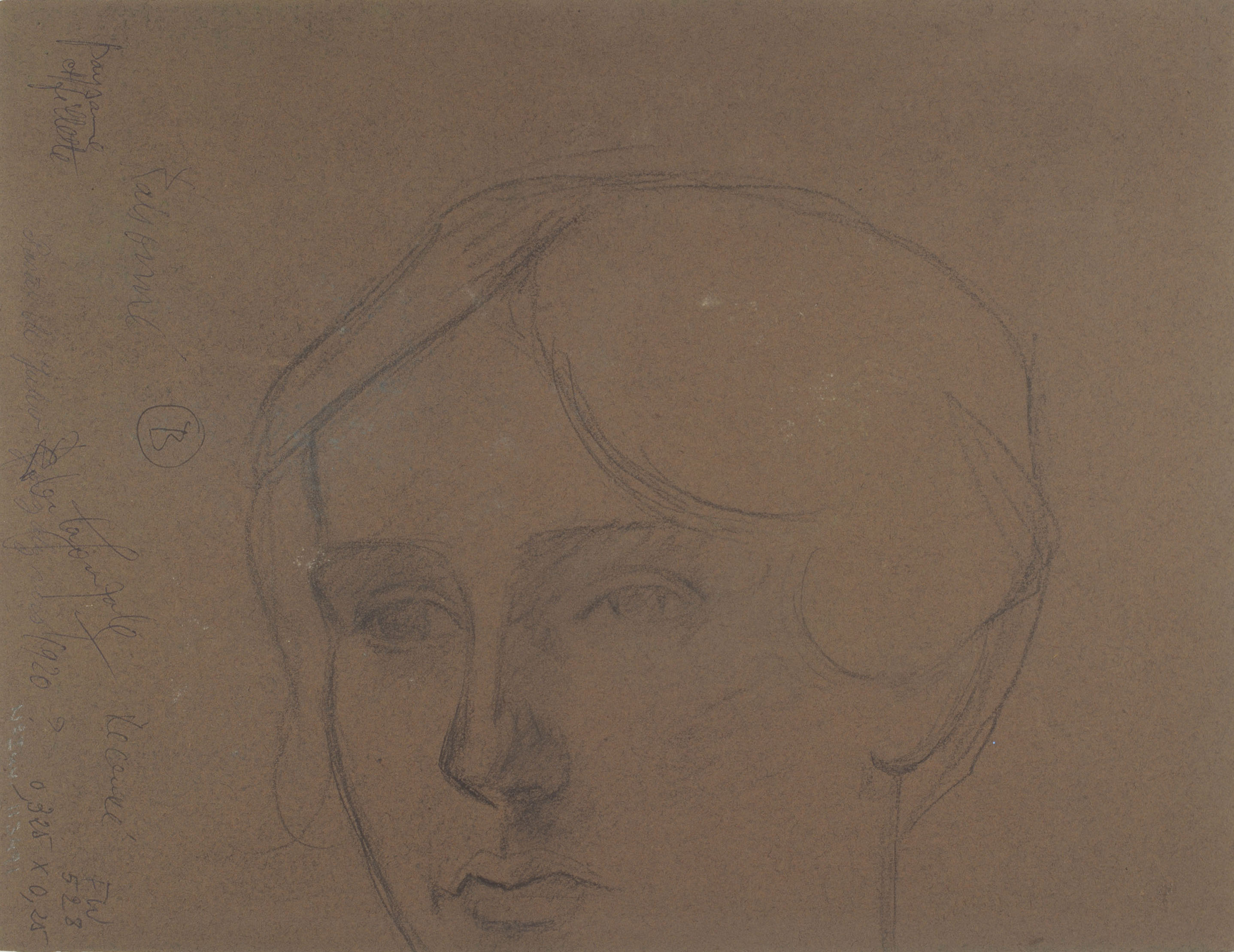 image for: Juli González - Camperola i nena (Paysanne et fillette) (anvers) / Cap femení (revers) - Cap a 1919-1920 [1]