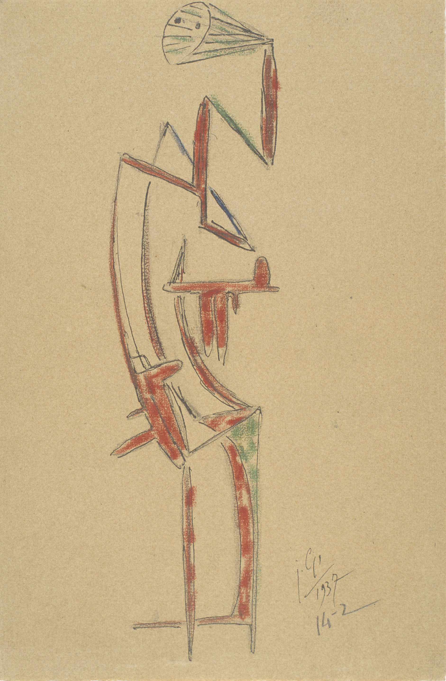 image for: Juli González - Personatge entremaliat (Personnage mutin) - 1937