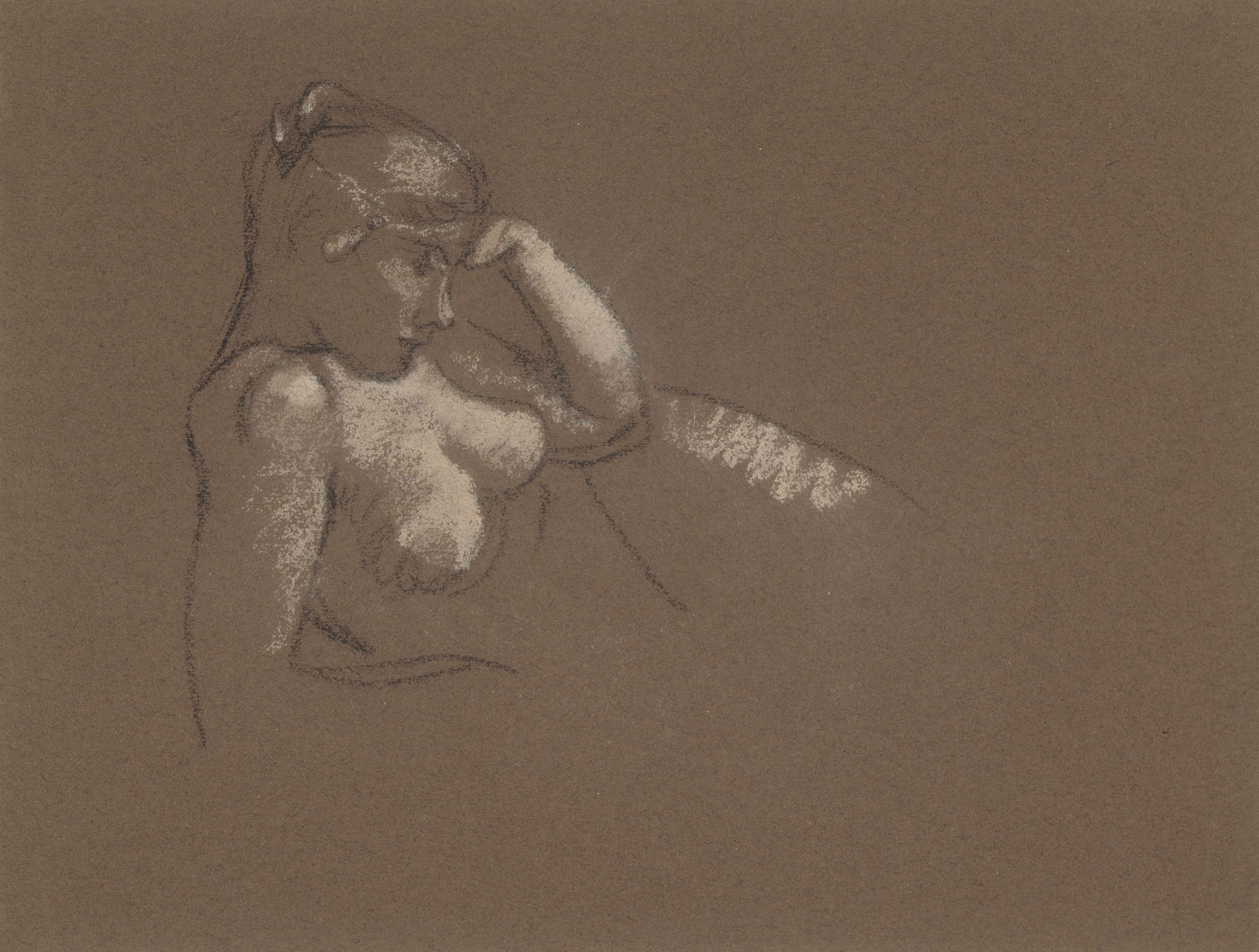 image for: Juli González - Nu pensatiu - Cap a 1914-1918