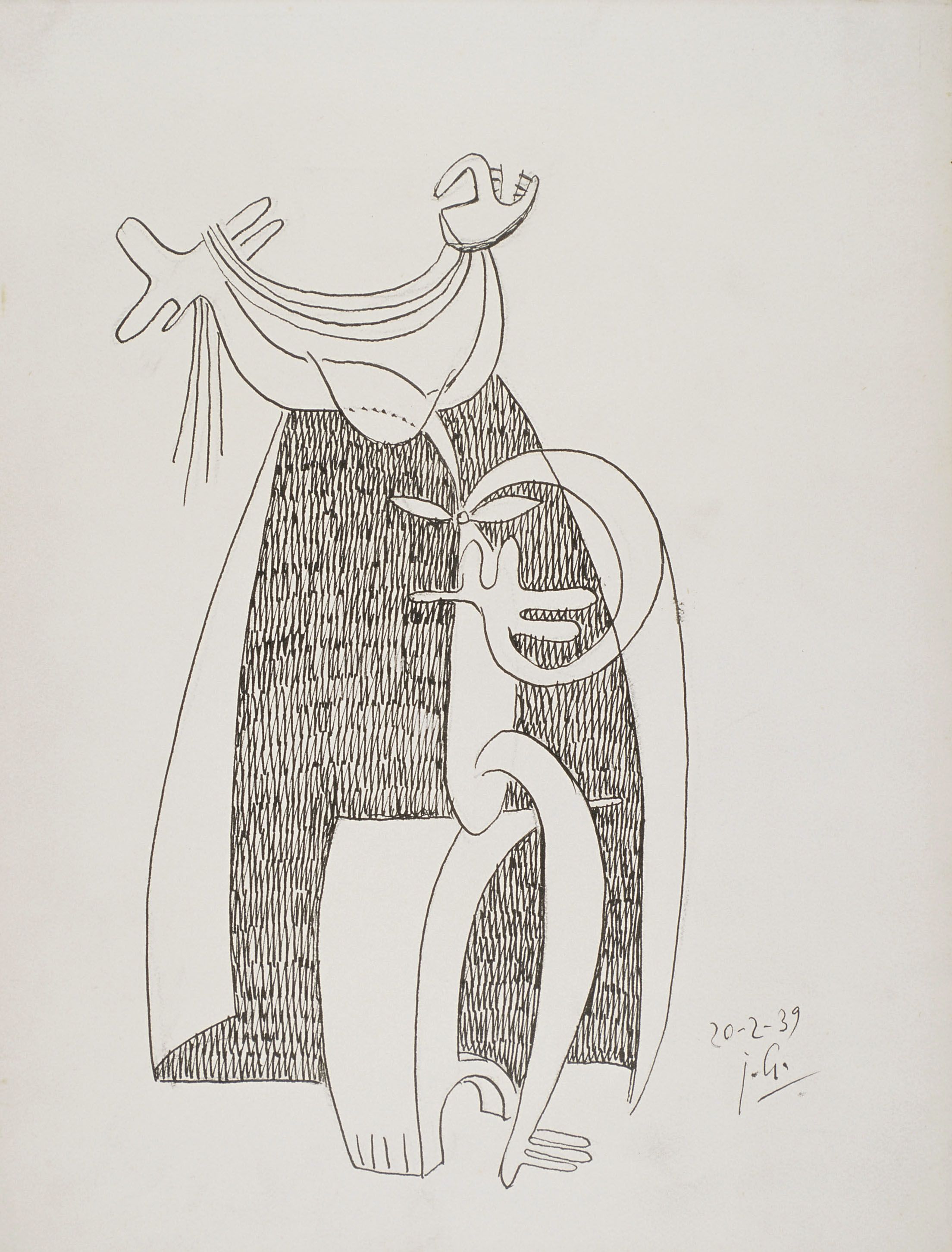 image for: Juli González - Personatge de la capa (Personnage à la cape) - 1939