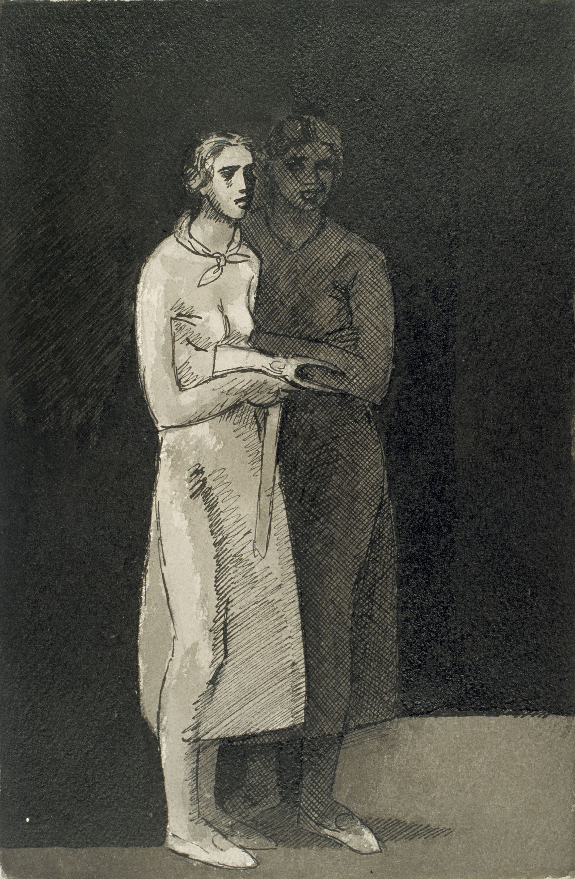 image for: Juli González - Dues camperoles amb una aixada (Deux paysannes à la binette) - Cap a 1936