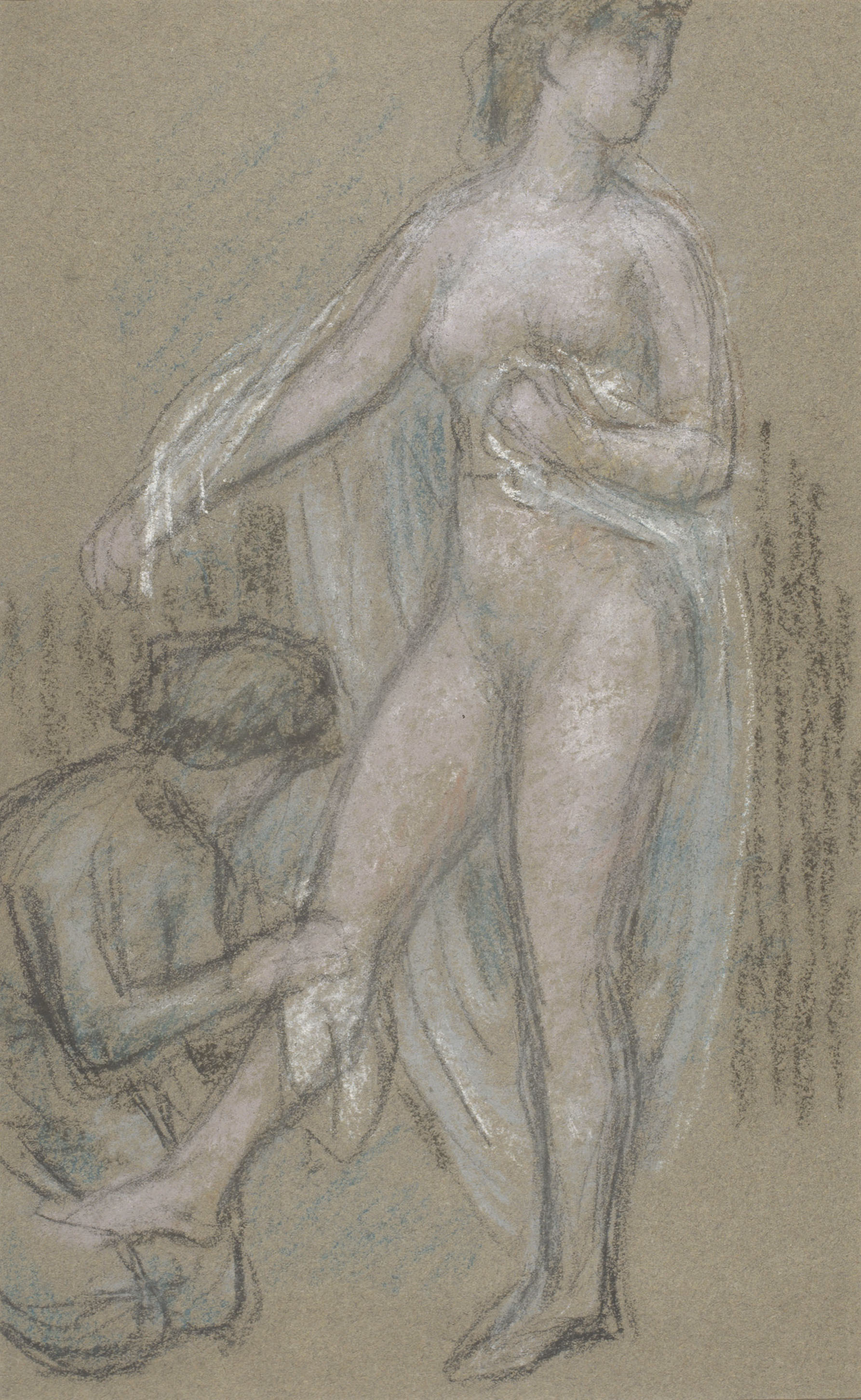 image for: Juli González - Nu amb vel vaporós (Nu au voile vaporeux) - Cap a 1910-1918