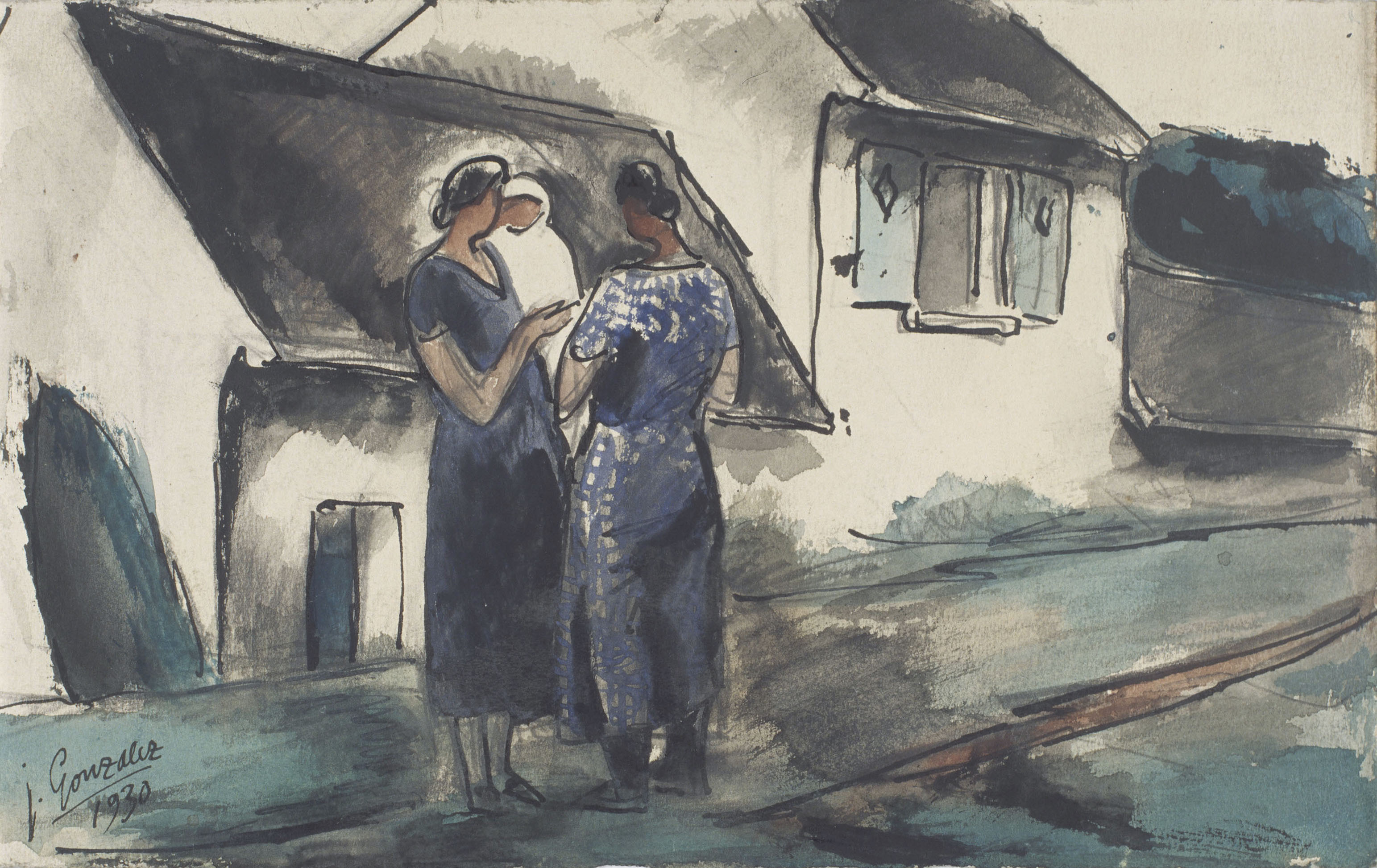 image for: Juli González - Escena rural (Scène rurale) - 1930