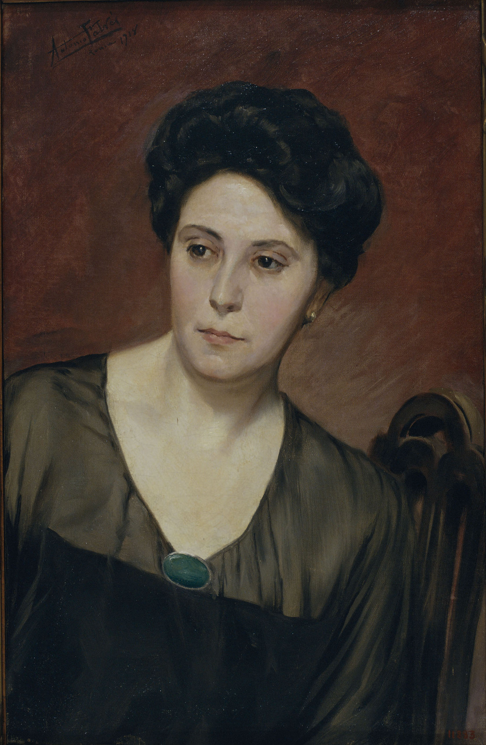 image for: Antoni Fabrés - Retrat de la senyora Salinas - 1912