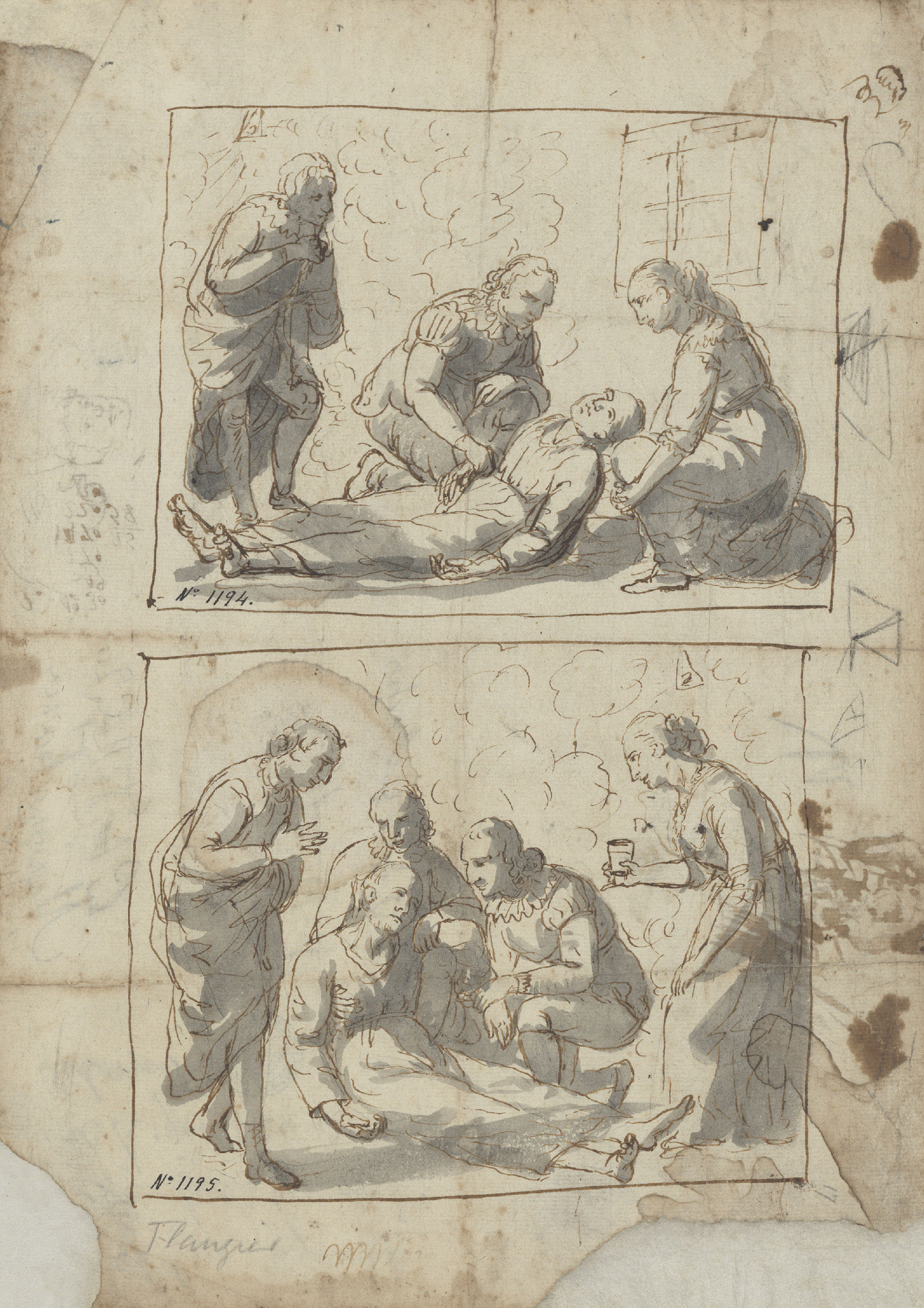 image for: Josep Bernat Flaugier - Mort d&#039;un sant - Cap a 1790-1800
